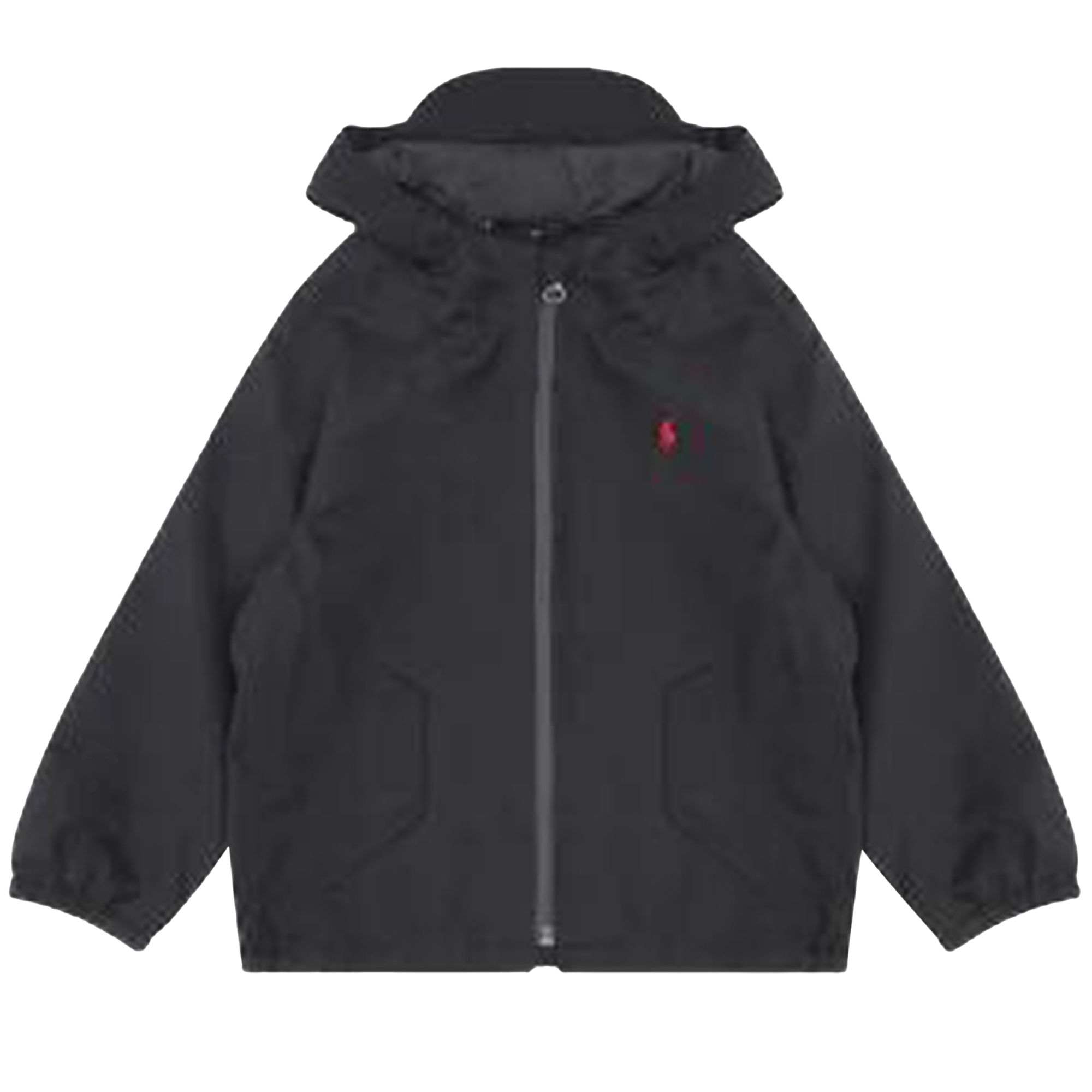 Pre-owned Polo Ralph Lauren Recycled Polyester Portland Shell Windbreaker Jacket 'black' | Men's Size Xl