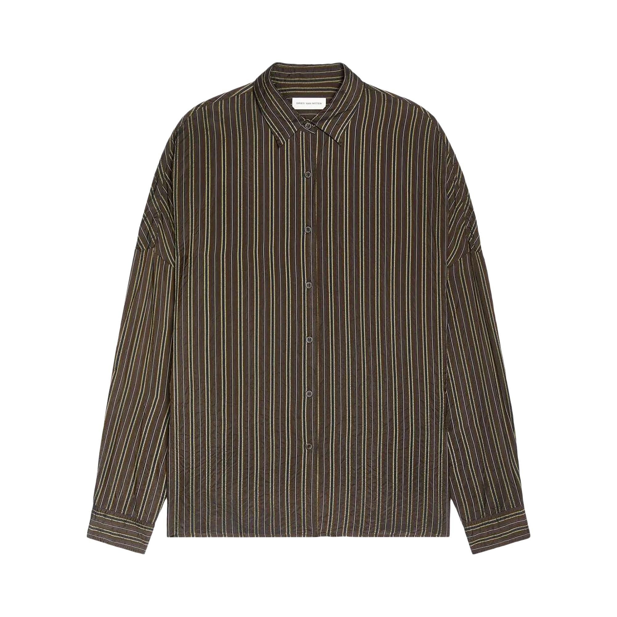 Pre-owned Dries Van Noten Casia Shirt 'brown' | Women's Size M