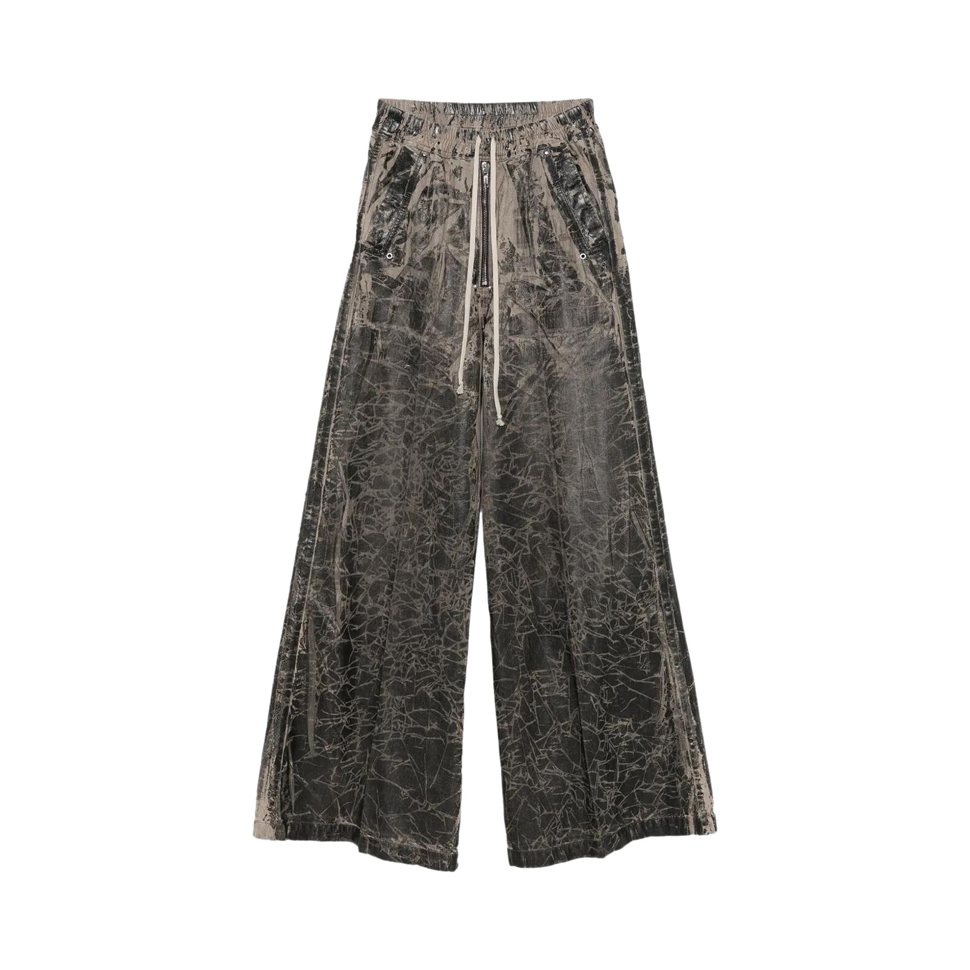 Pre-owned Rick Owens Drkshdw Felpa Geth Belas Pants 'washed Foil' | Grey | Men's Size L In Gray