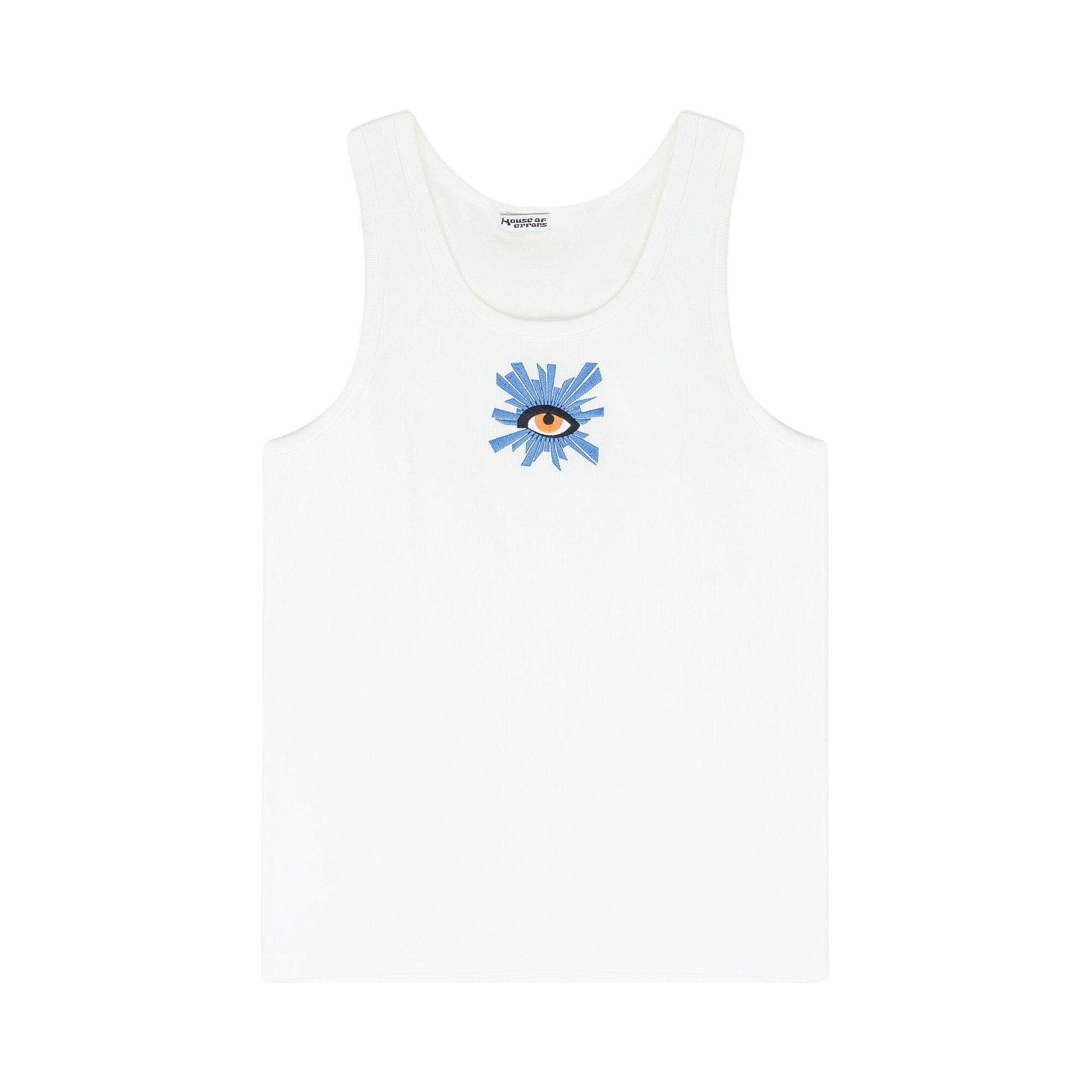 Pre-owned House Of Errors All Seeing Tank Top 'white' | Men's Size Xl