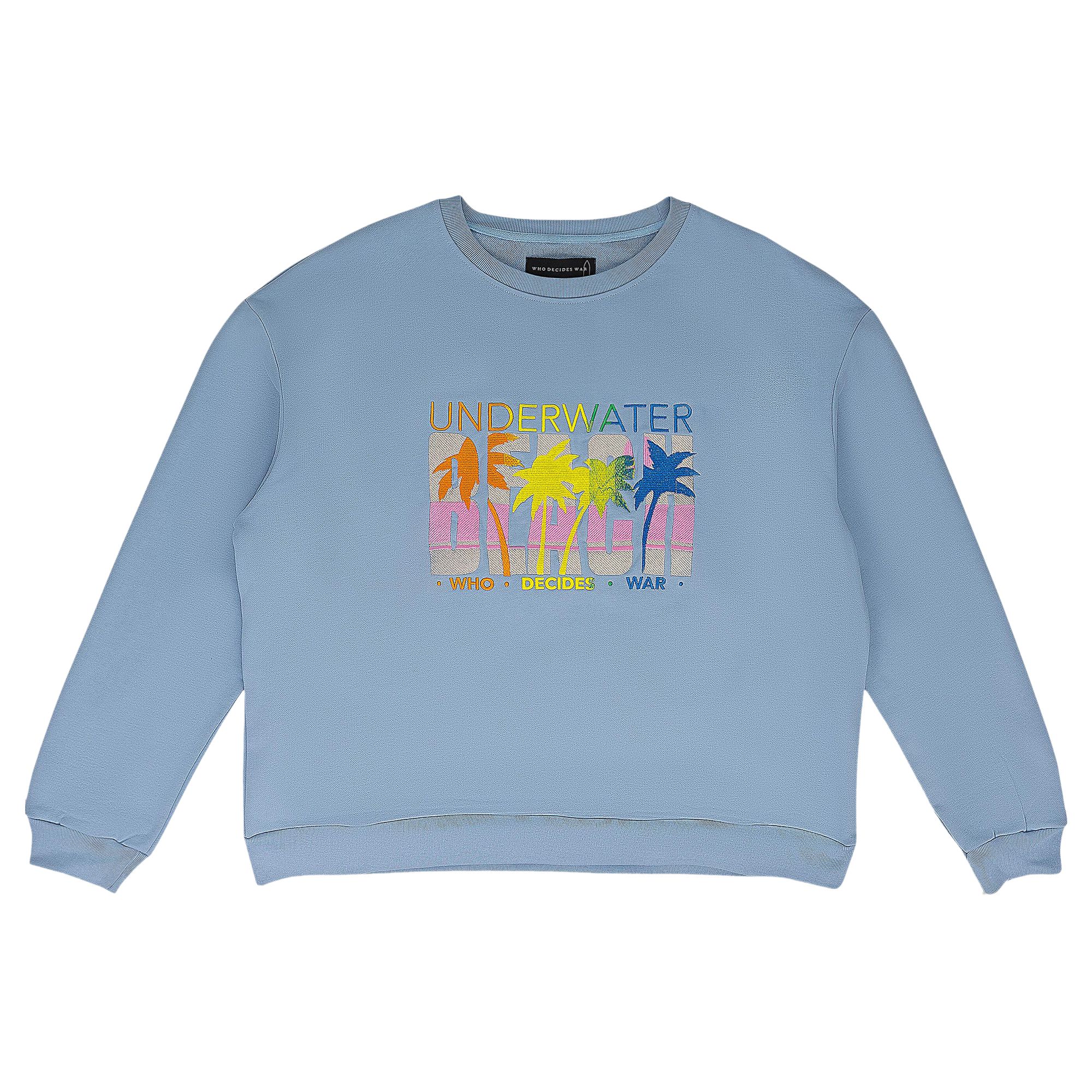 Pre-owned Who Decides War Beach Pullover Sweatshirt 'multicolor' | Multi-color | Men's Size L