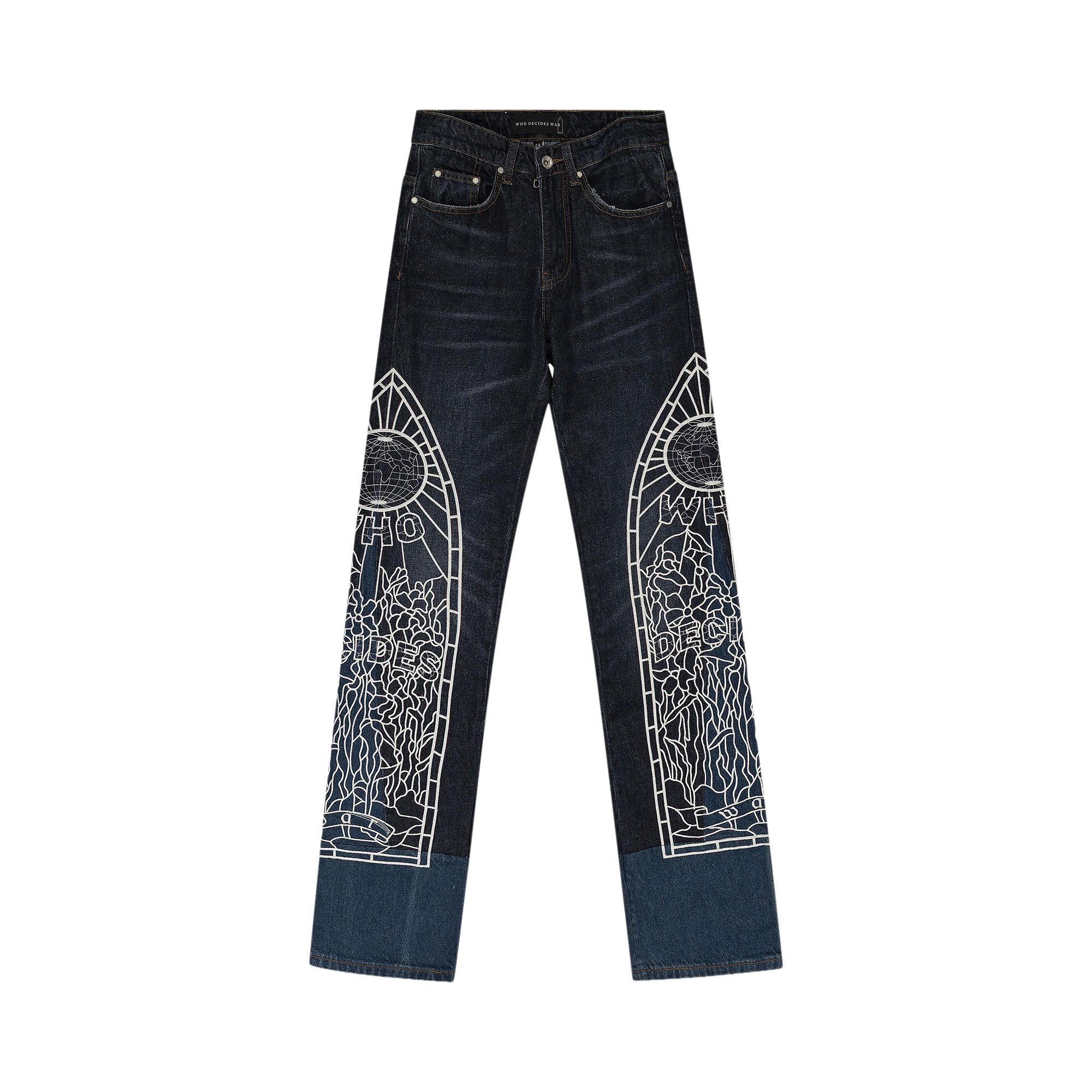 Pre-owned Who Decides War Cowboy Straight Fit Jeans 'indigo' | Blue | Men's Size 26