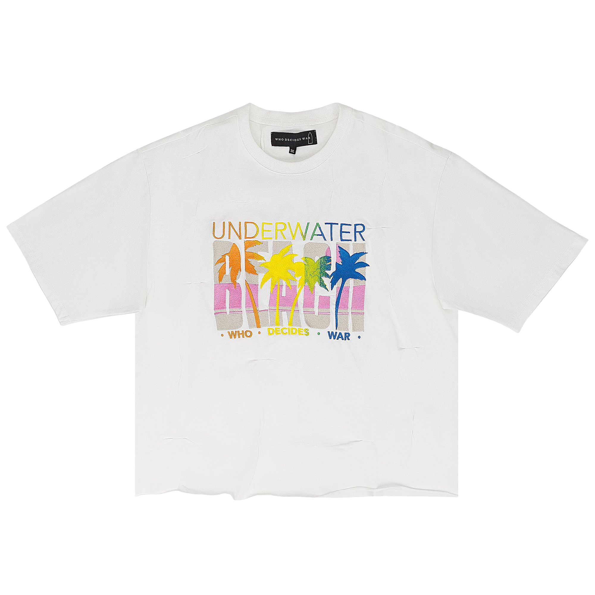 Pre-owned Who Decides War Gathered Beach Jersey T-shirt 'multicolor' | Multi-color | Men's Size Xxl