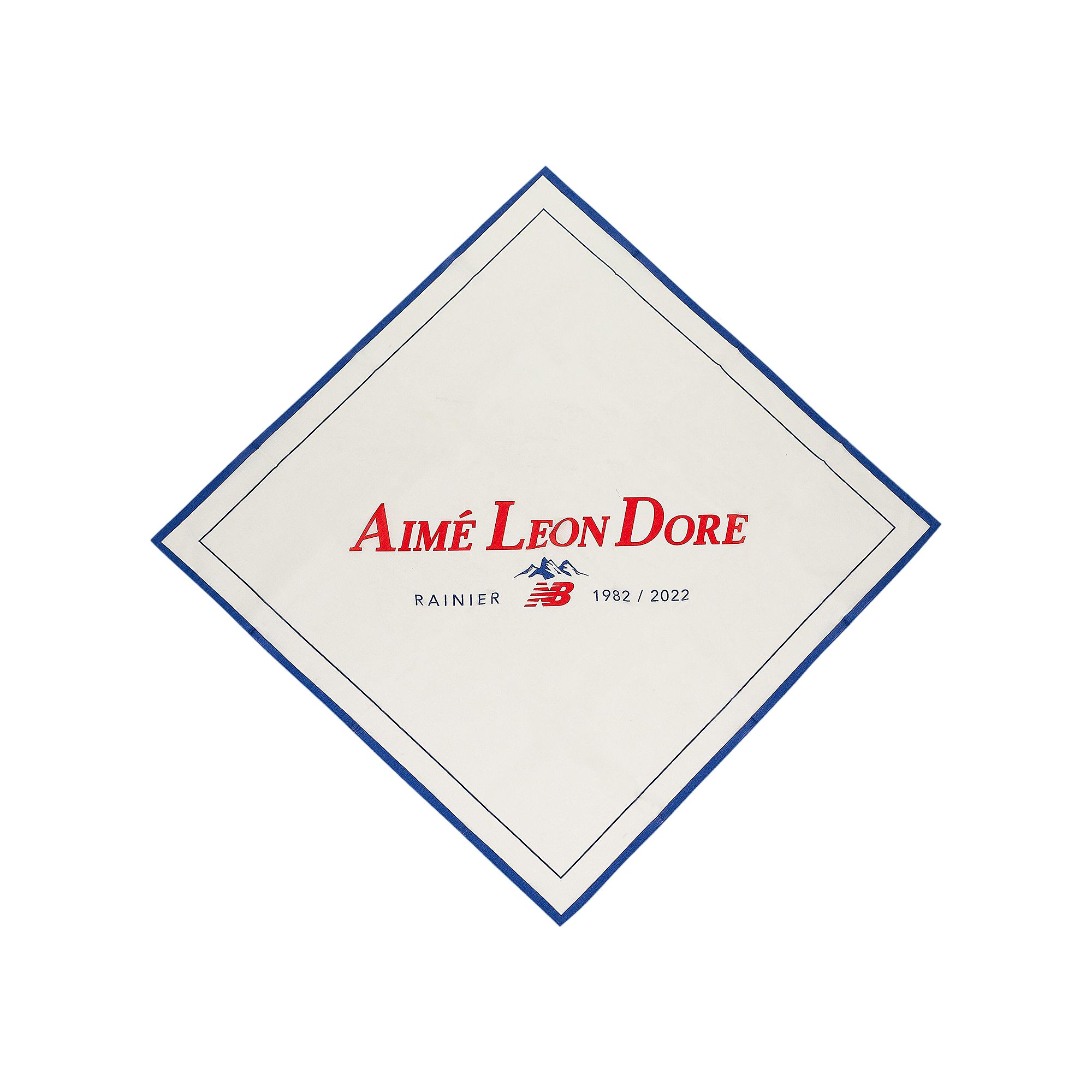 Pre-owned Aimé Leon Dore X New Balance Logo Bandana 'pristine' | Cream | Men's Size Onesize In White