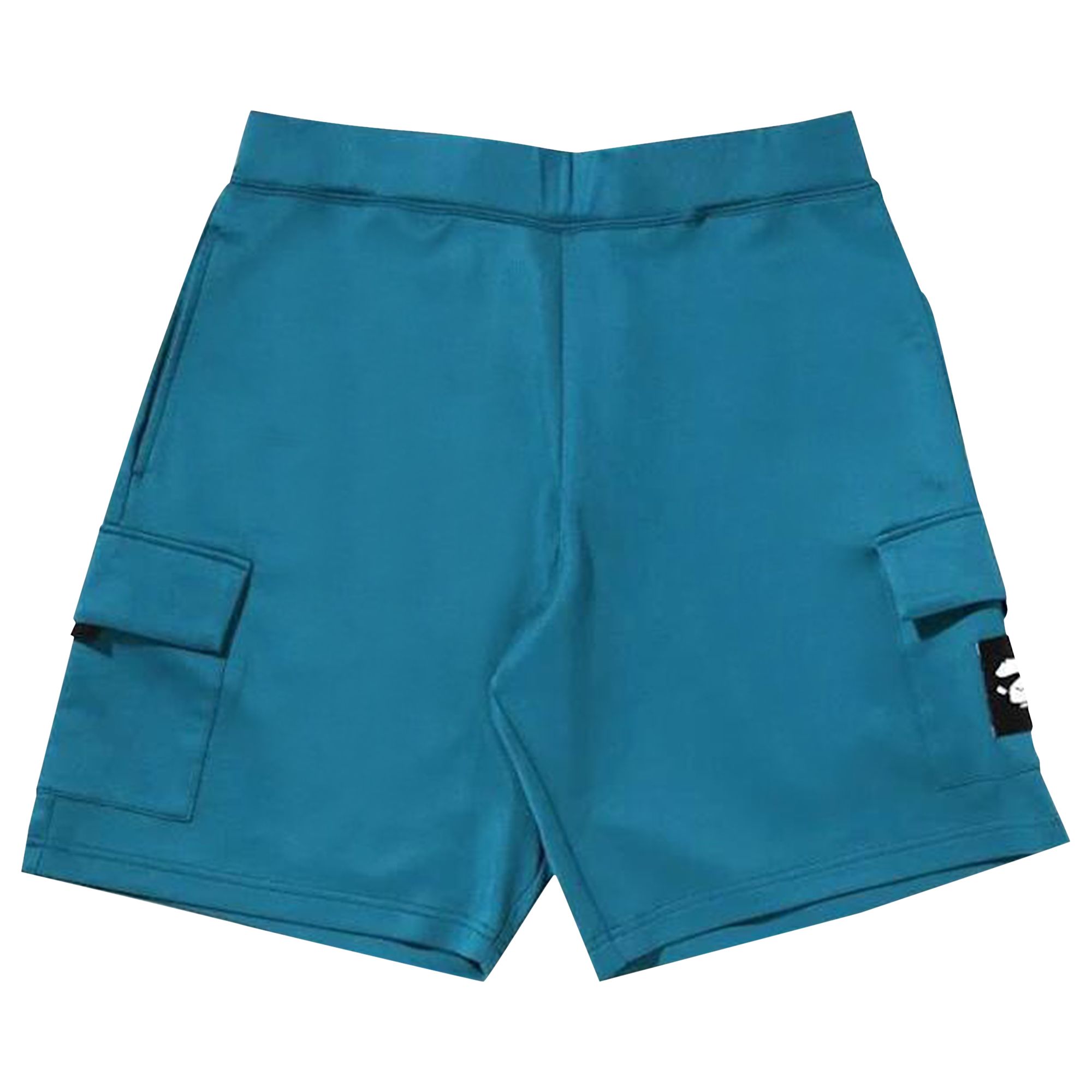 Pre-owned Bape Wide Fit Double Knit Shorts 'blue' | Men's Size M