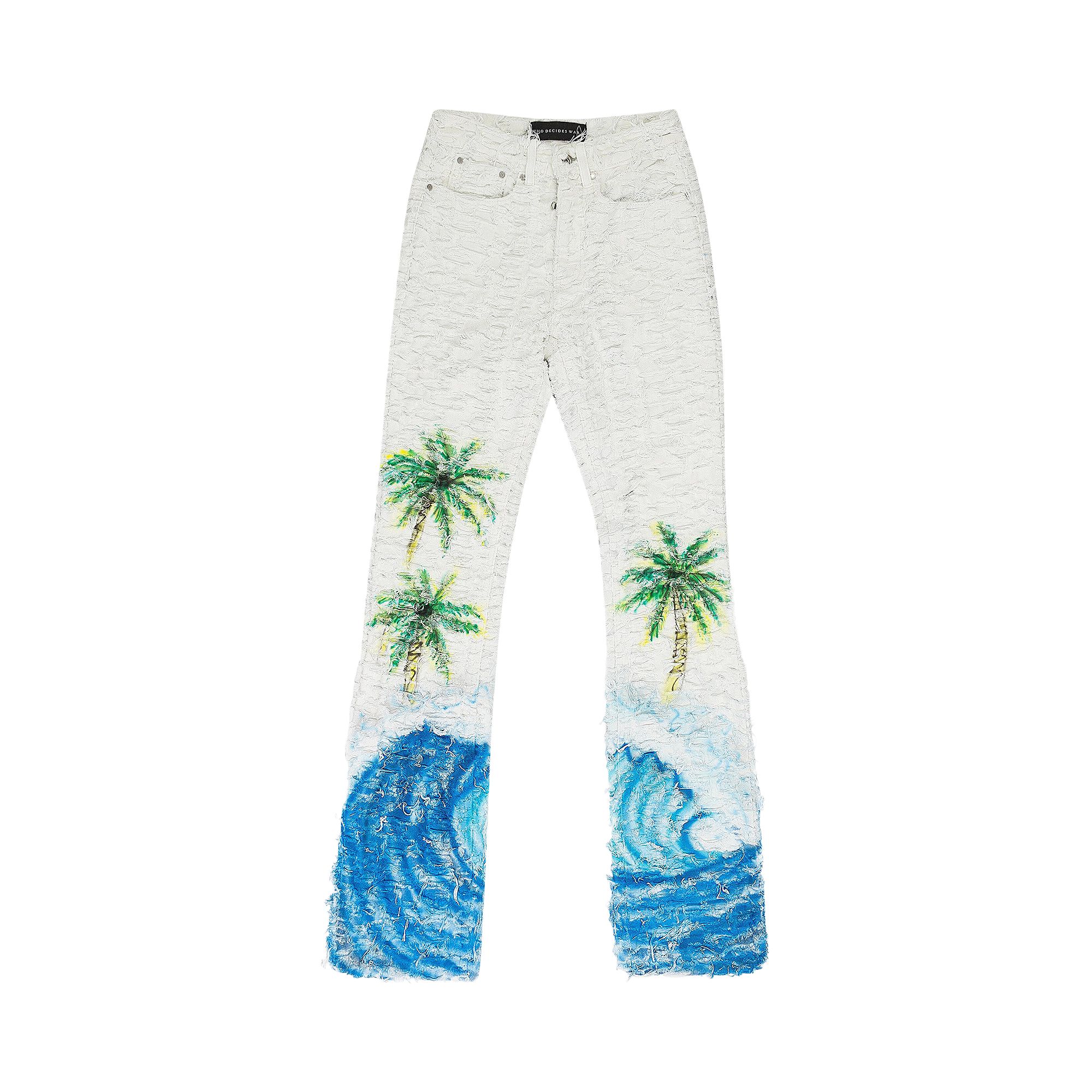 Pre-owned Who Decides War Husk Straight Fit Jeans 'multicolor' | Multi-color | Men's Size 30