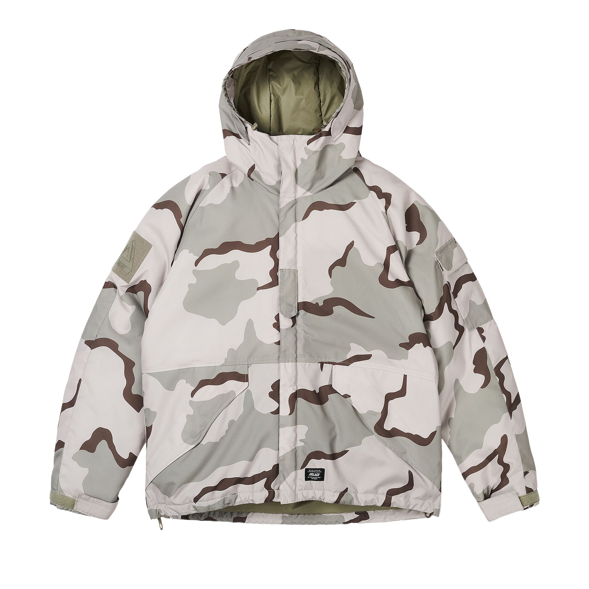 Pre-owned Palace P-tech 2 Jacket 'camo' | Brown | Men's Size M