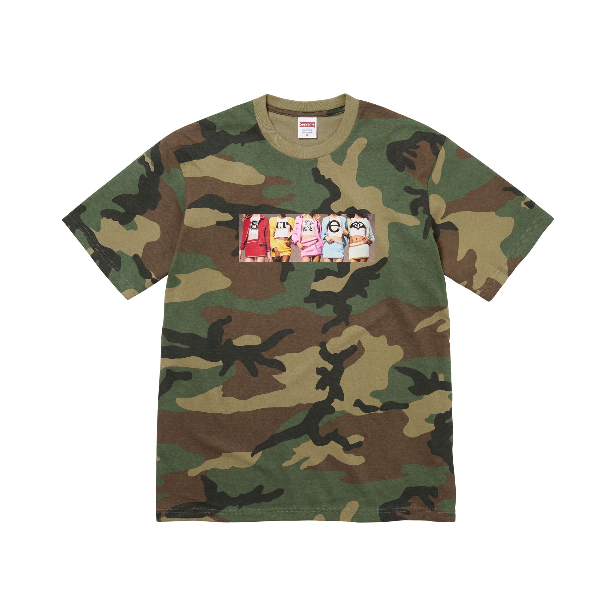 Pre-owned Supreme Girls Tee 'woodland Camo' | Green | Men's Size Xxl
