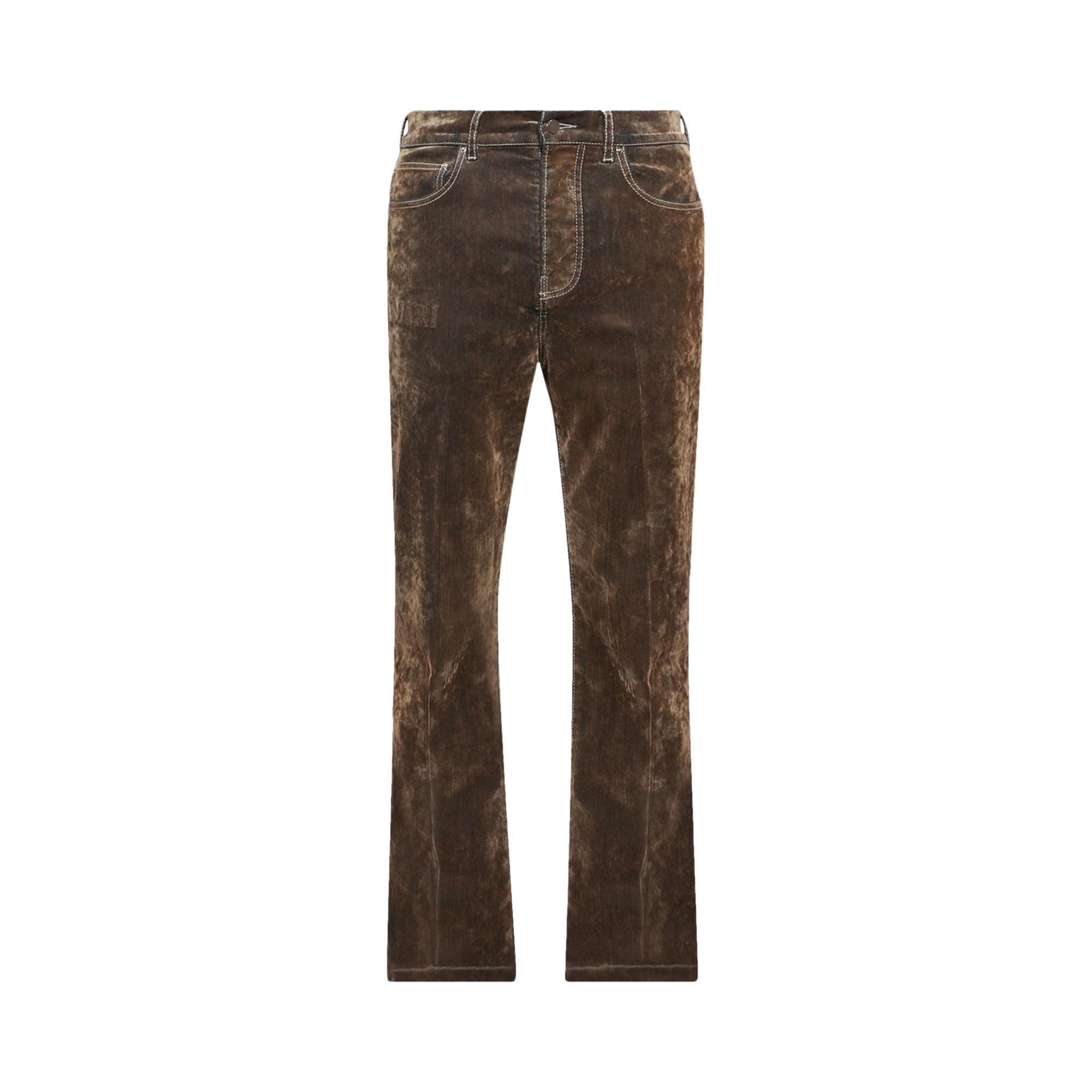 AMIRI Pre-owned Velvet Flare Jean 'tan' | Brown | Men's Size 29