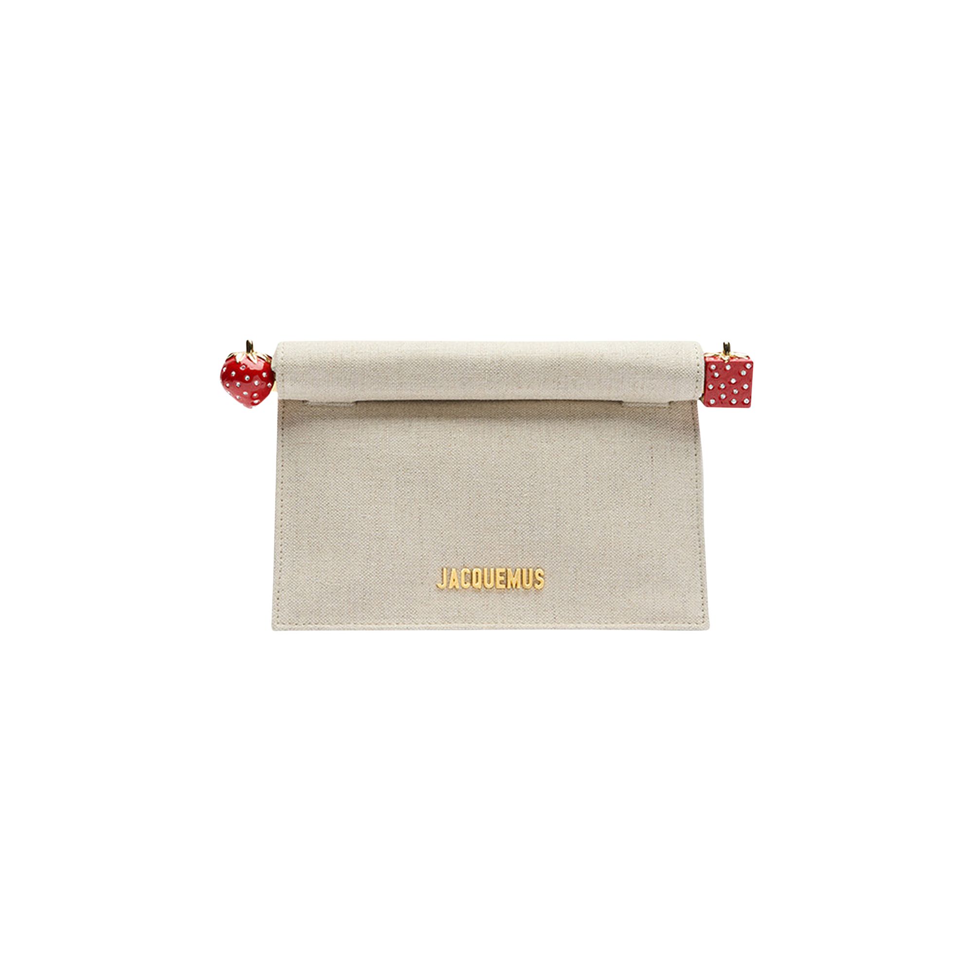 Click to view more detailed imagery on our partner's website Pre-owned Jacquemus La Petite Pochette Rond C 'light Greige' | Grey | Women's Size Onesize In Gray