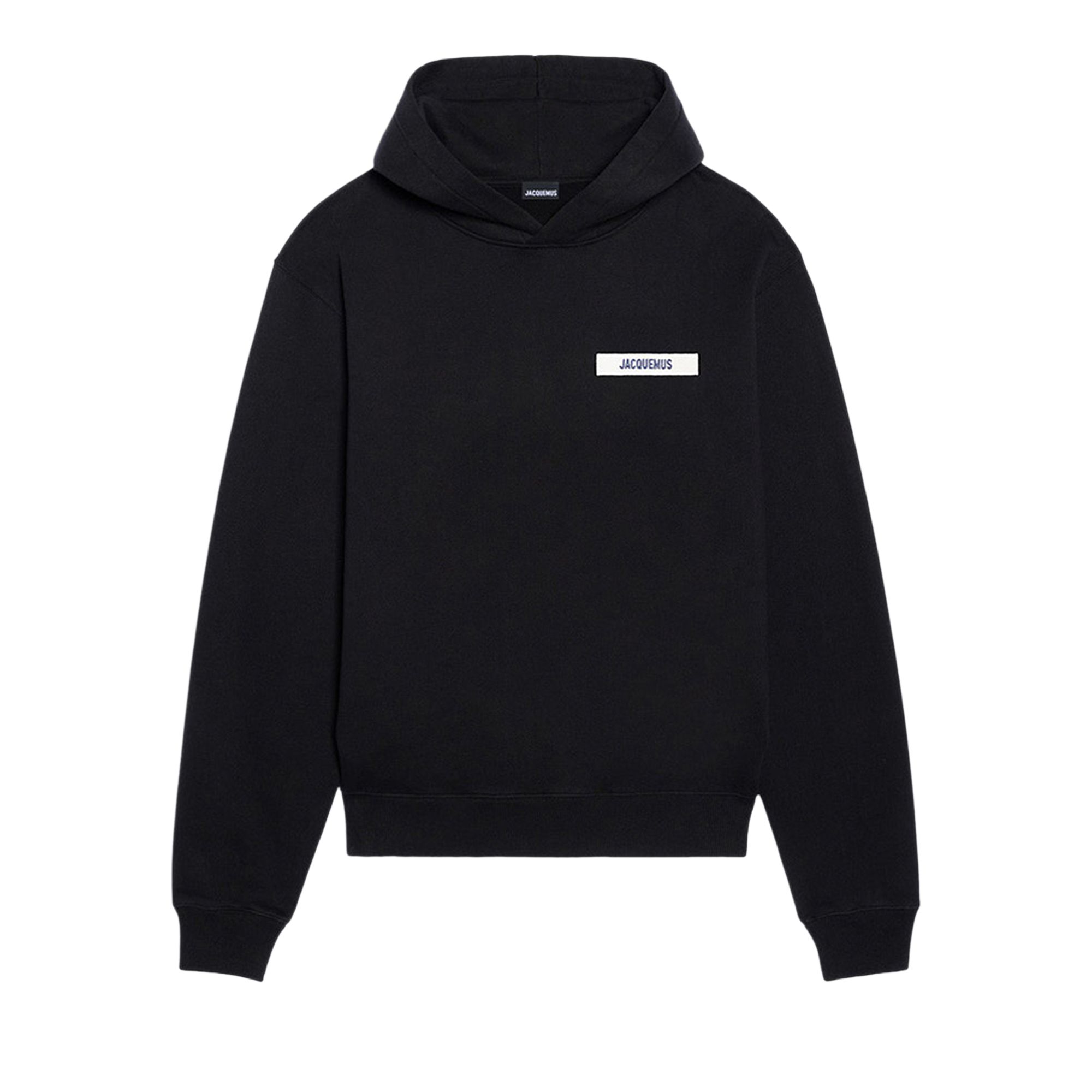 Pre-owned Jacquemus Le Hoodie Gros Grain 'black' | Men's Size Xxl