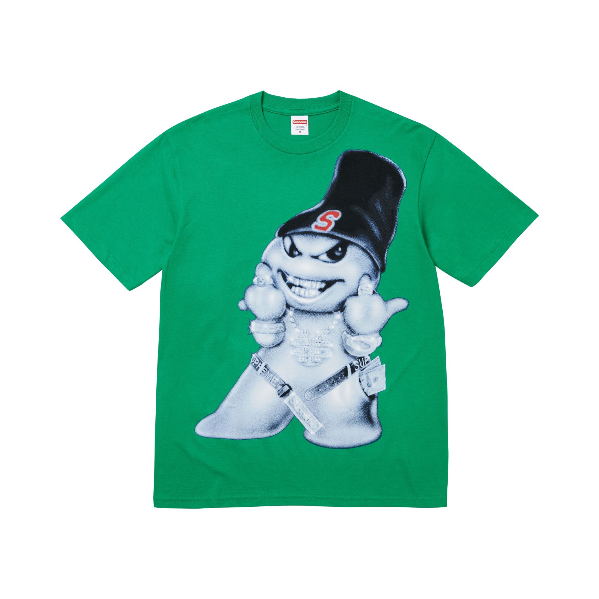 Pre-owned Supreme Snowman Tee 'green' | Men's Size Xxl