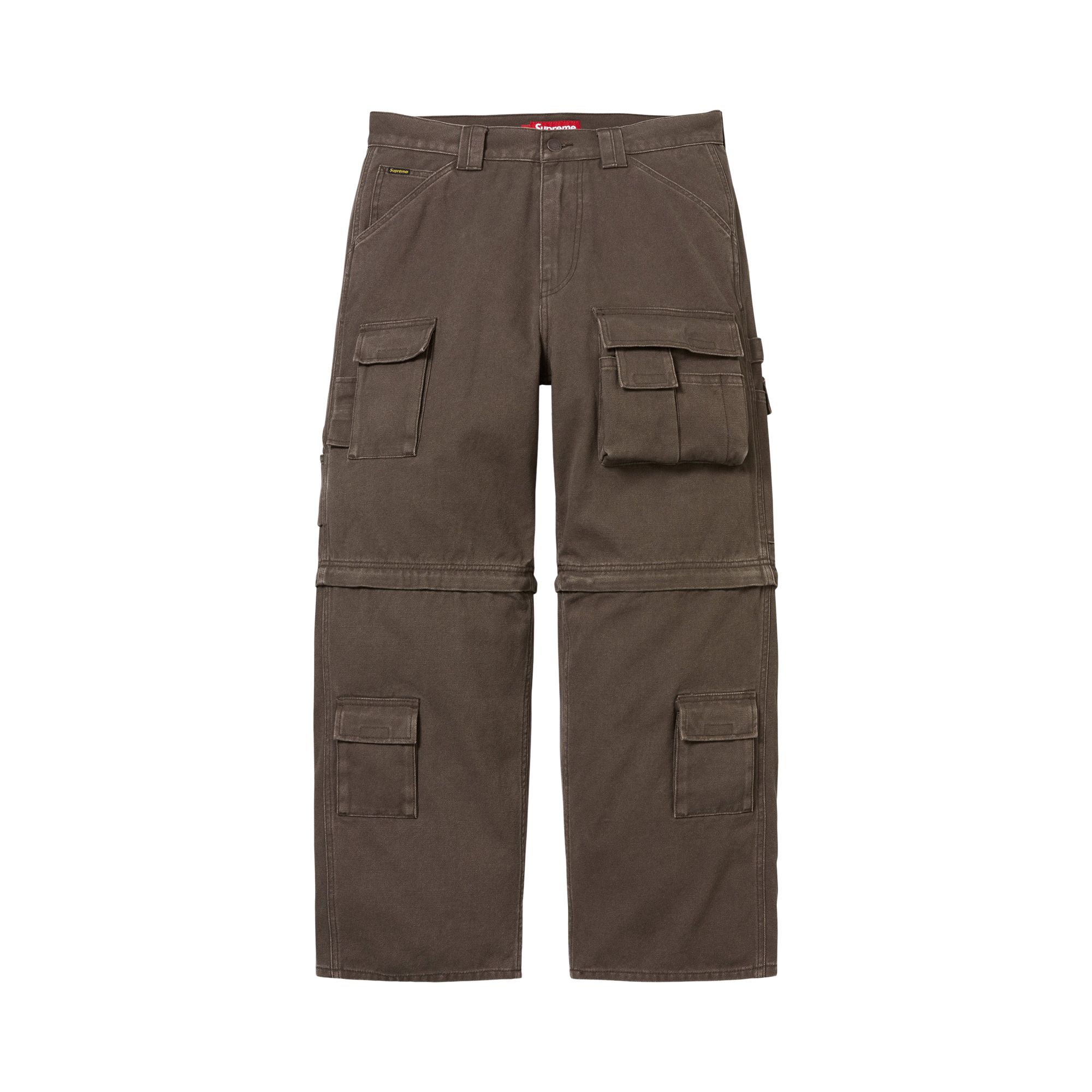 Pre-owned Supreme Zip-off Utility Pant 'brown' | Men's Size 34