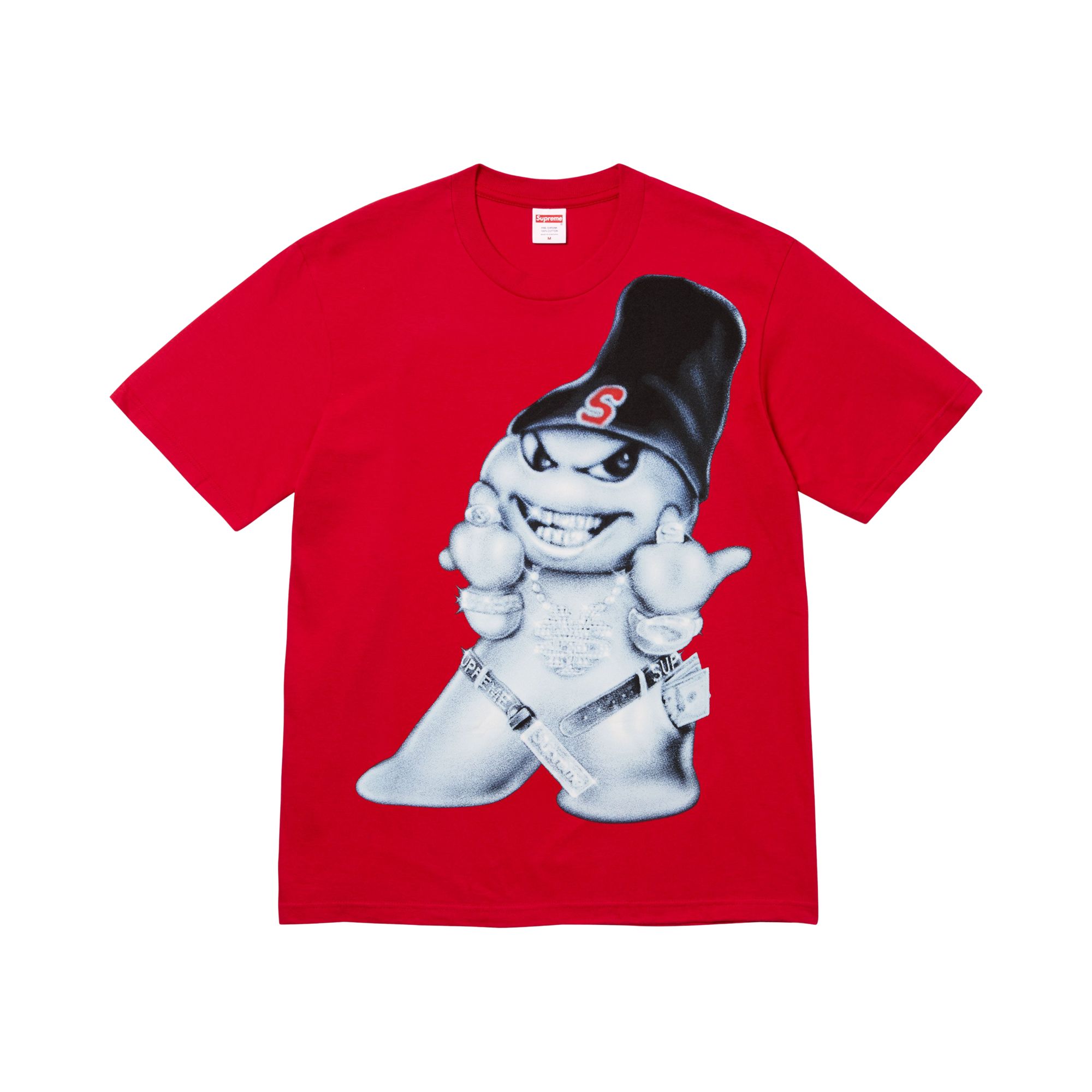 Pre-owned Supreme Snowman Tee 'red' | Men's Size Xxl