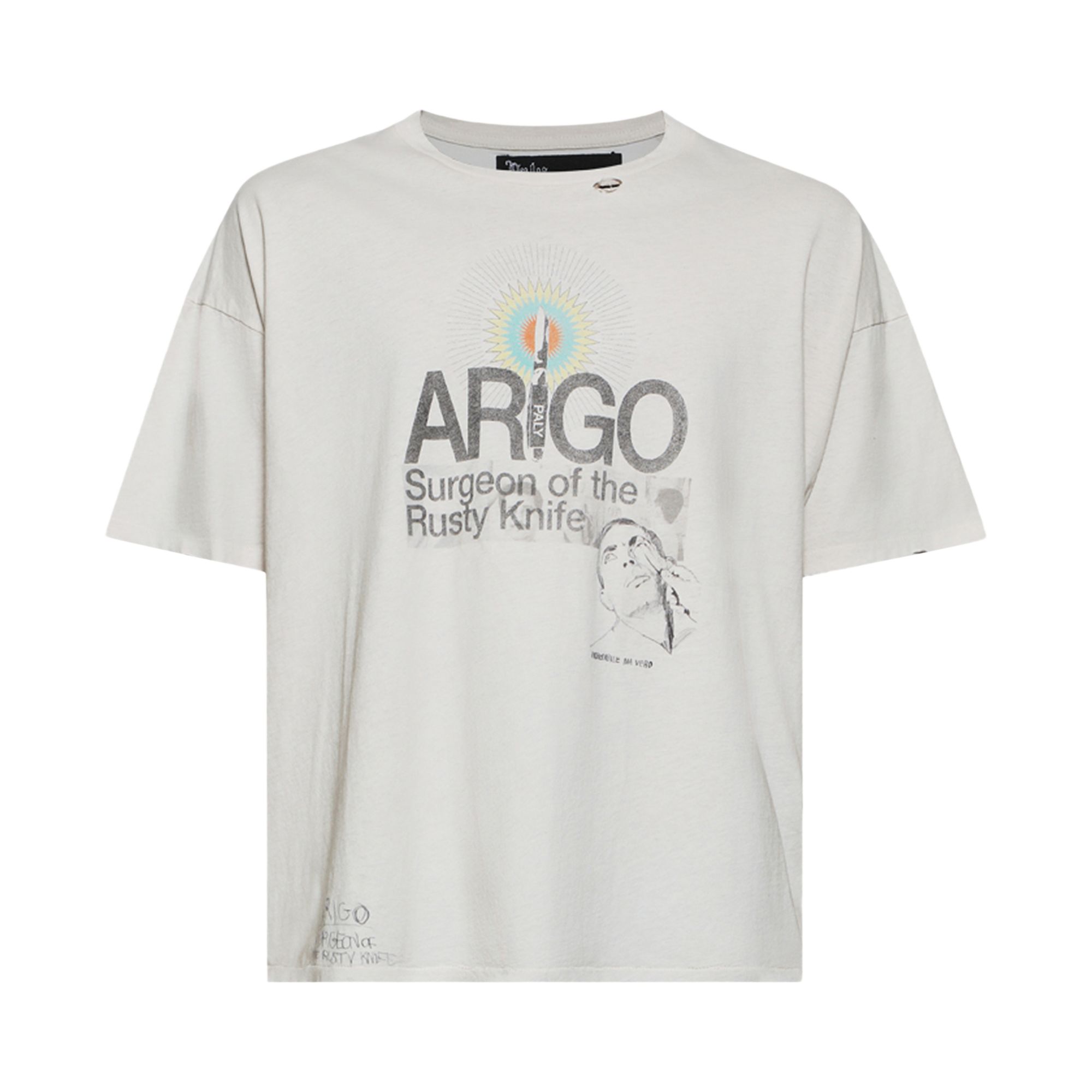 Pre-owned Paly Hollywood Arigo Tee 'cream' | White | Men's Size Xs