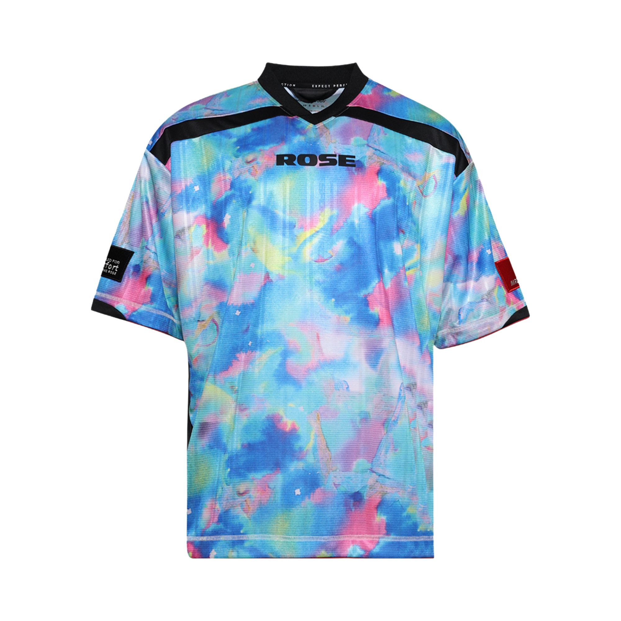 Pre-owned Martine Rose Printed Football Top 'blue' | Men's Size S