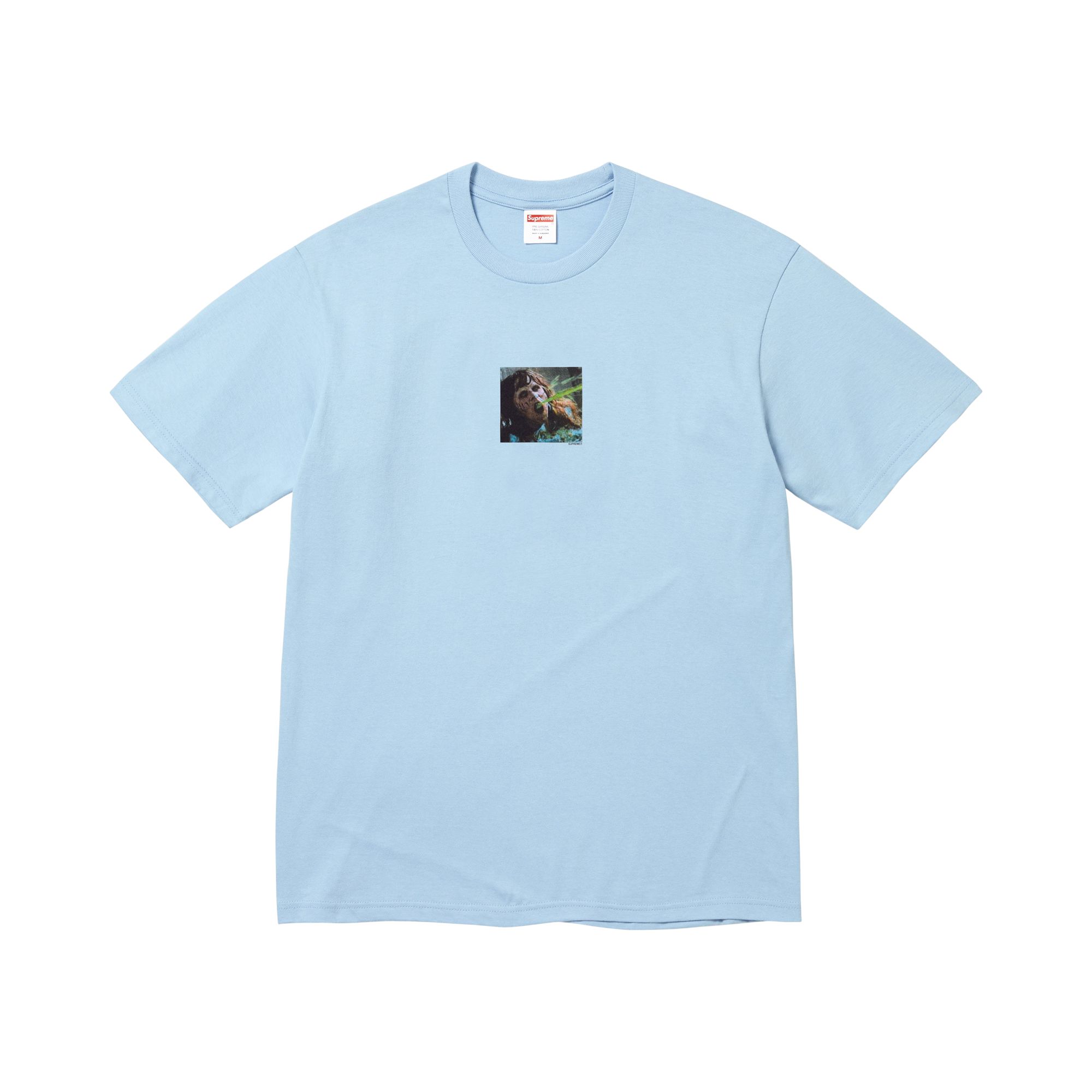 Pre-owned Supreme X The Exorcist Puke Tee 'powder Blue' | Men's Size Xxl