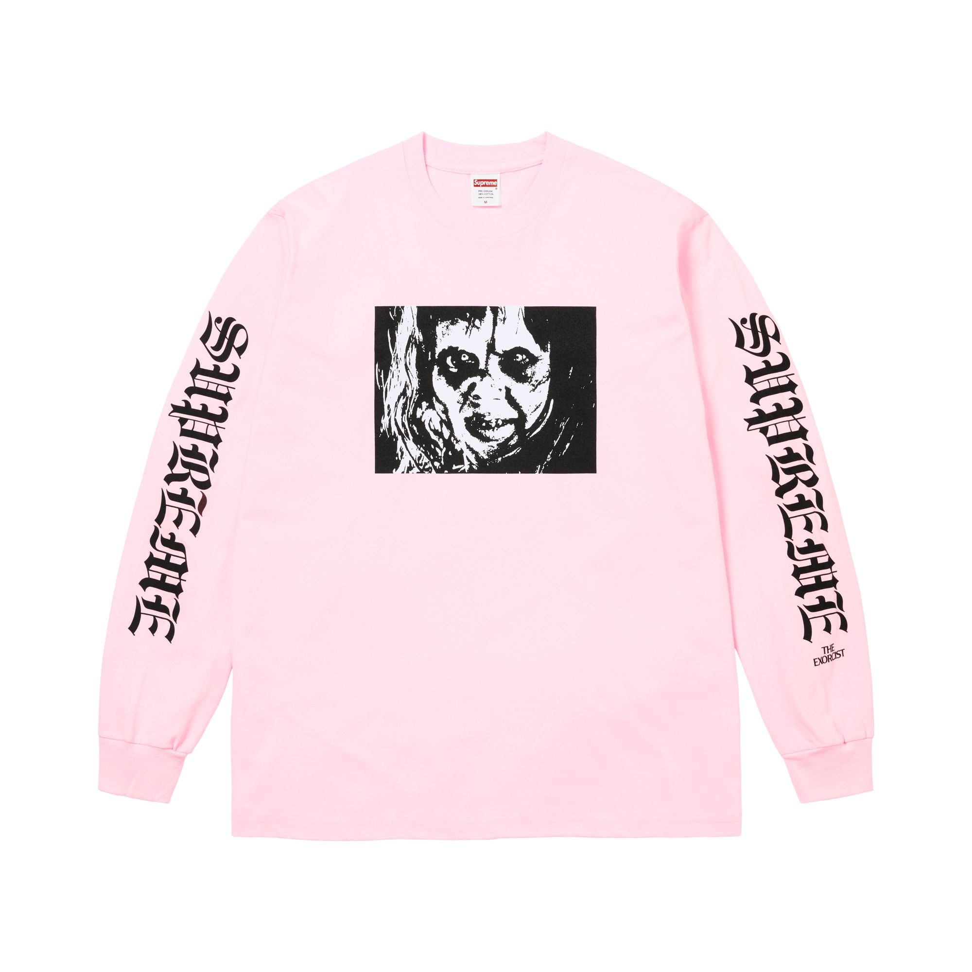 Pre-owned Supreme X The Exorcist Mother Long-sleeve Tee 'light Pink' | Men's Size Xl