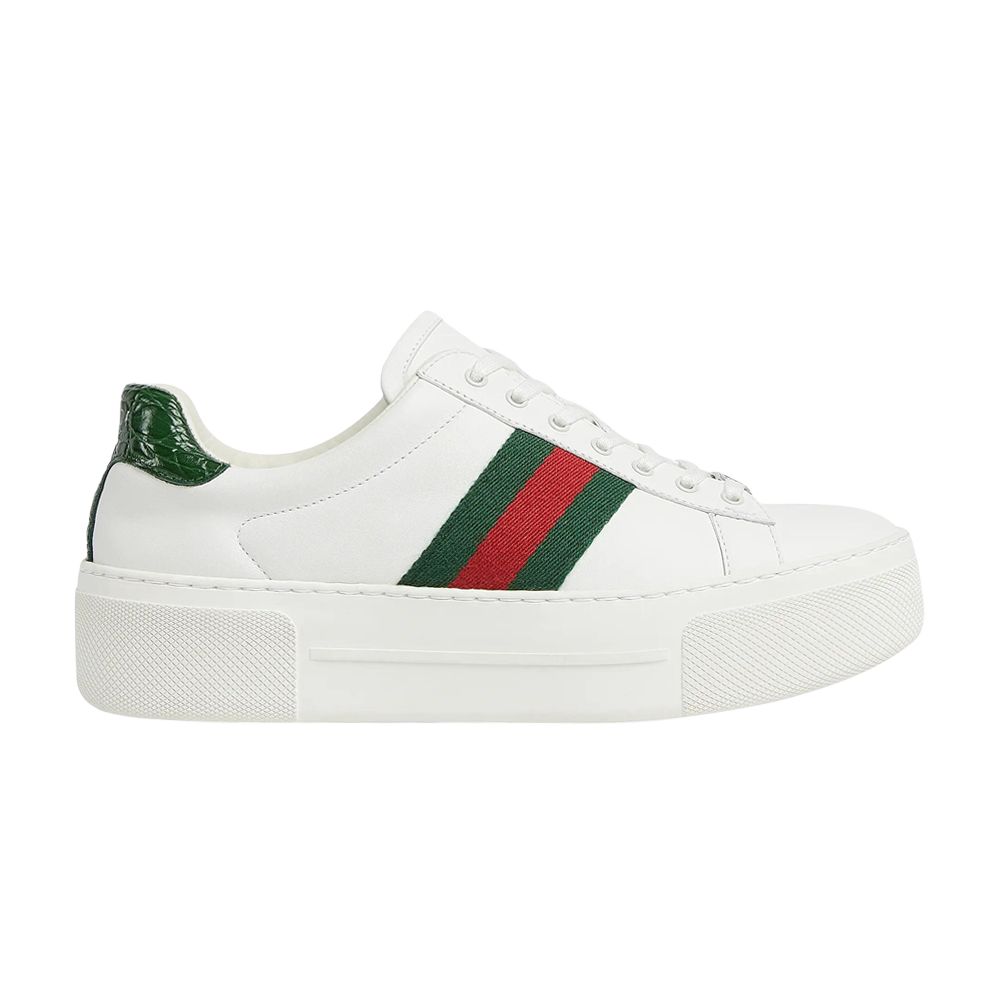 Gucci Wmns Ace Low 'White Green Red' | Women's Size 6 - 791399-AACAG-9055