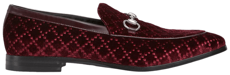 Gucci Horsebit Loafer Dark Bordeaux Velvet