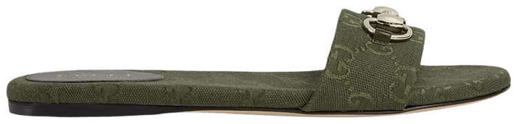 Gucci Wmns Horsebit Slide Green