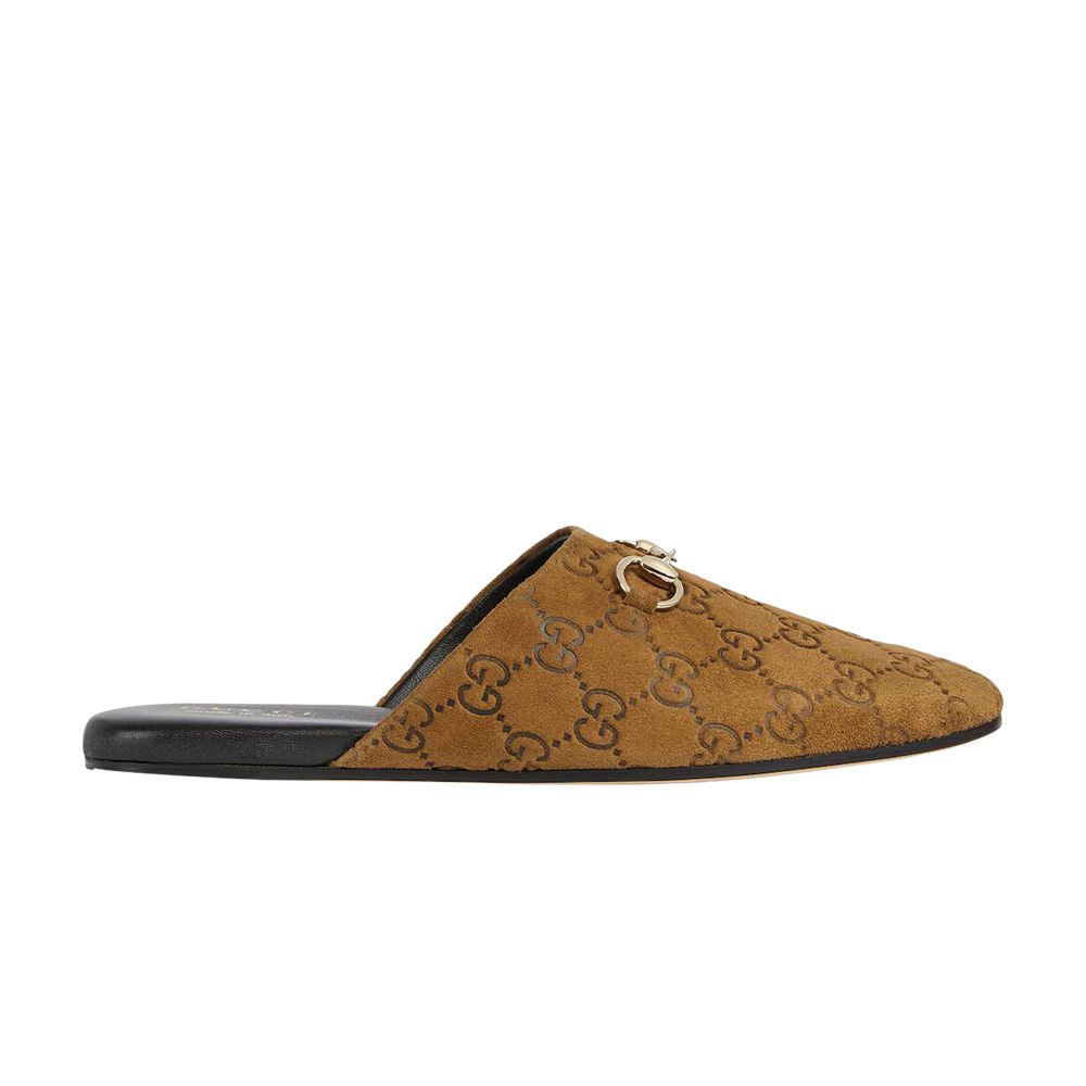 Pre-owned Gucci Wmns Horsebit Mule 'gg Brown' | Women's Size 6