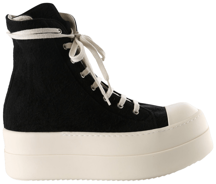 Rick Owens DRKSHDW Double Bumper ブラック Rick Owens DRKSHDW Black Double Bumper Sneakers Rick Owens Drkshdw