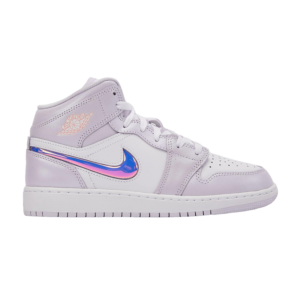air jordan 1 womens mid iridescent trim