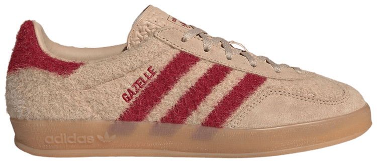 Adidas Wmns Gazelle Bold Beige Red Gum