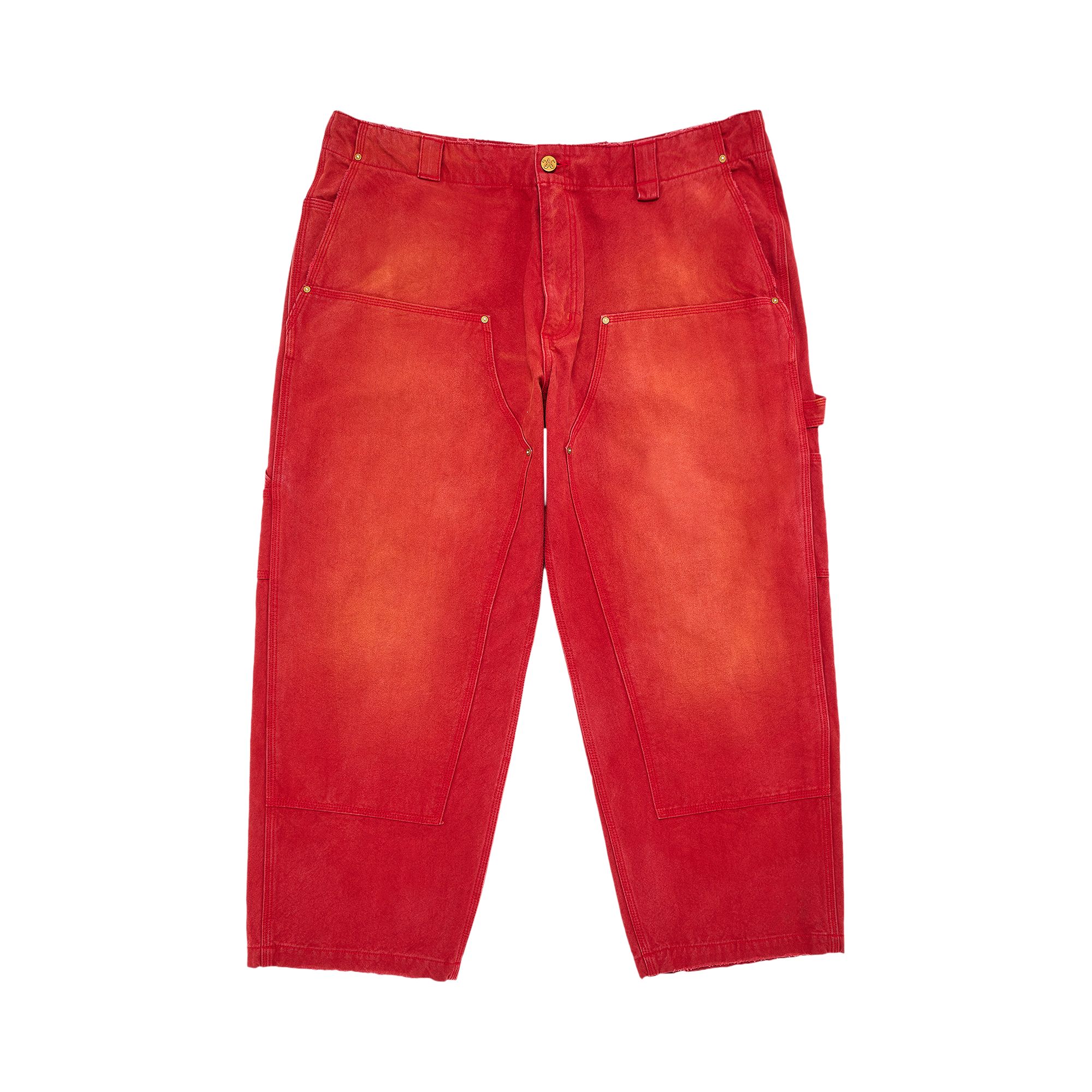 Pre-owned Willy Chavarria Workwear Toluca Pant 'red' | Men's Size M