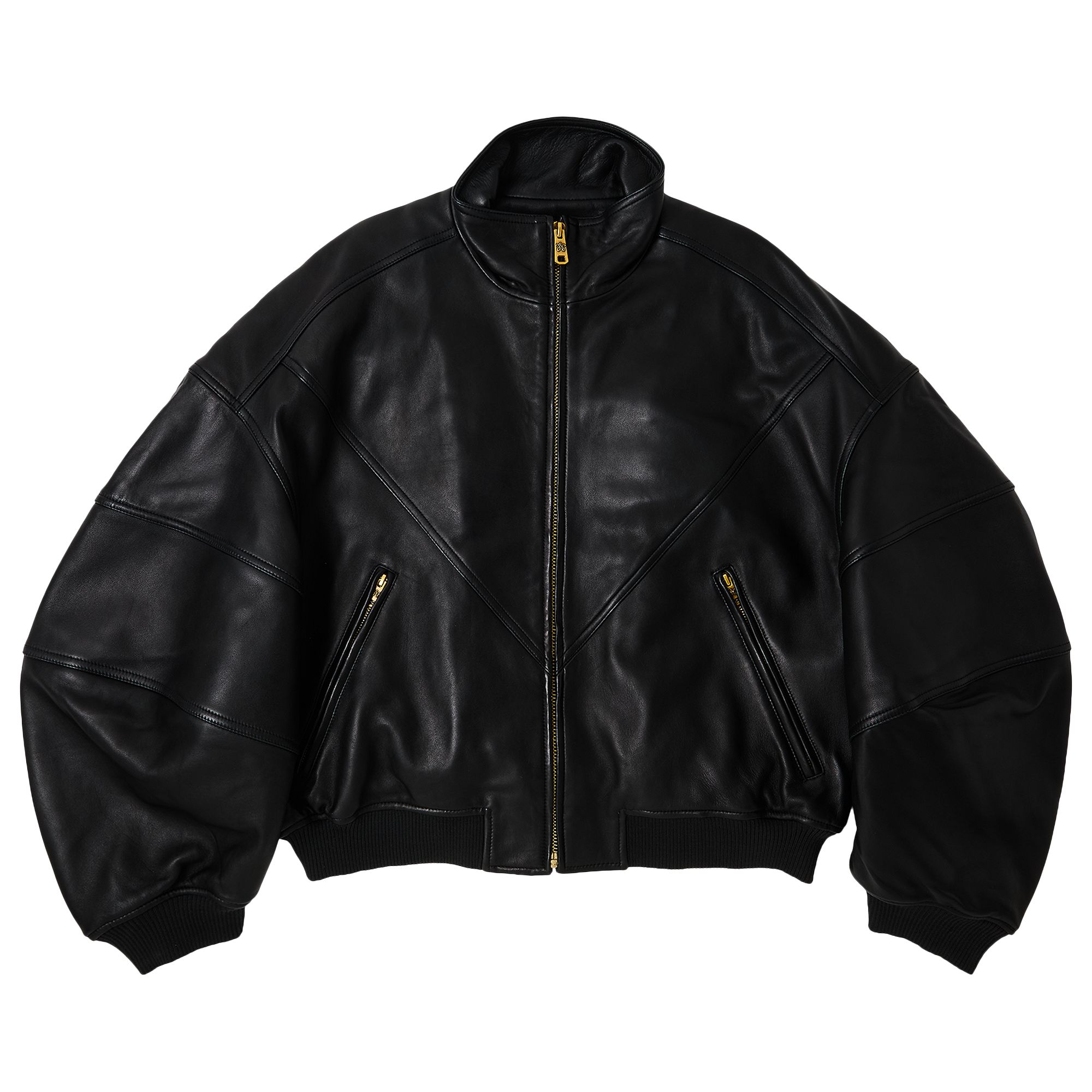 Pre-owned Willy Chavarria Ruff Rider Leather Jacket 'black' | Men's Size M
