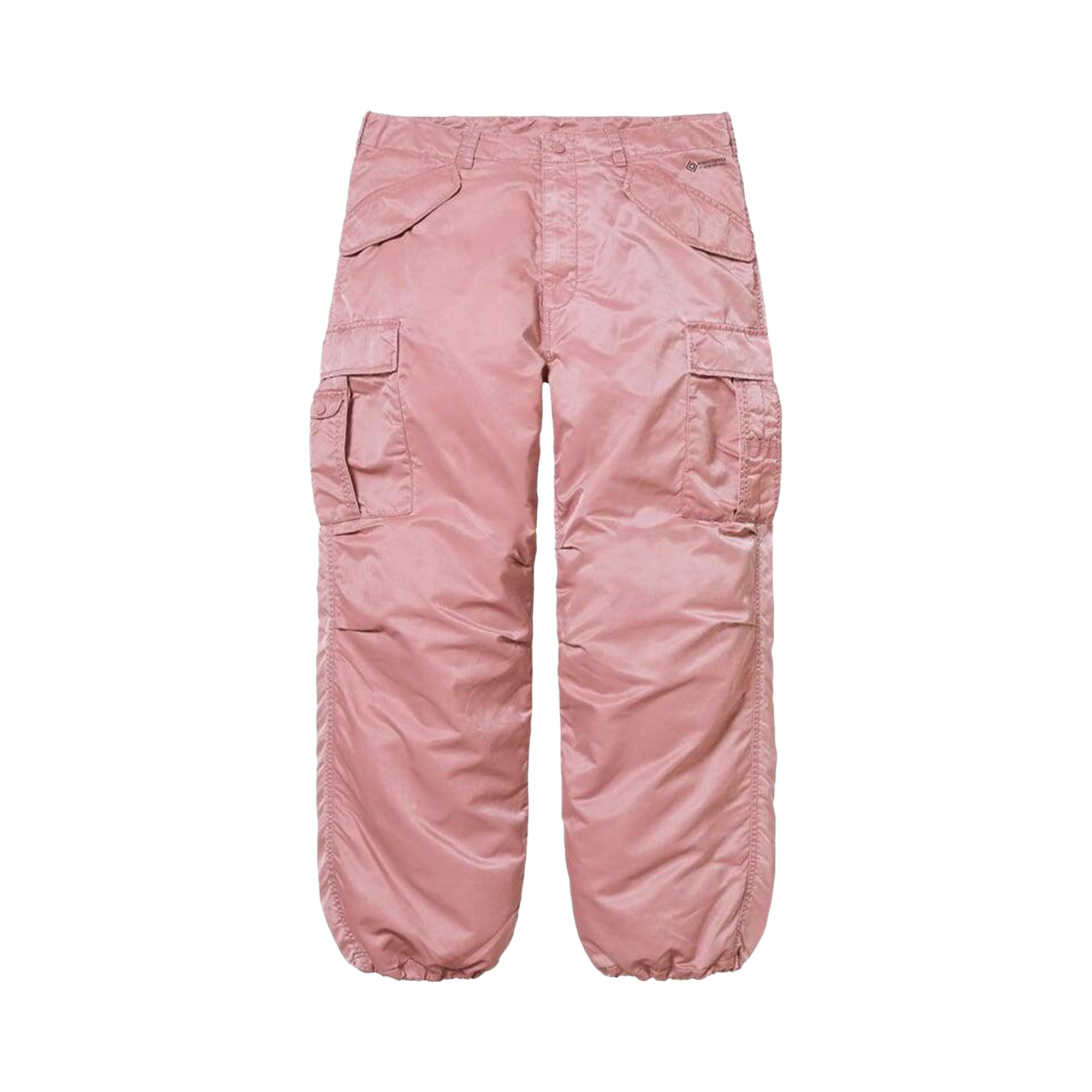 Pre-owned Supreme Washed Flight Satin Cargo Pant 'dusty Pink' | Men's Size L