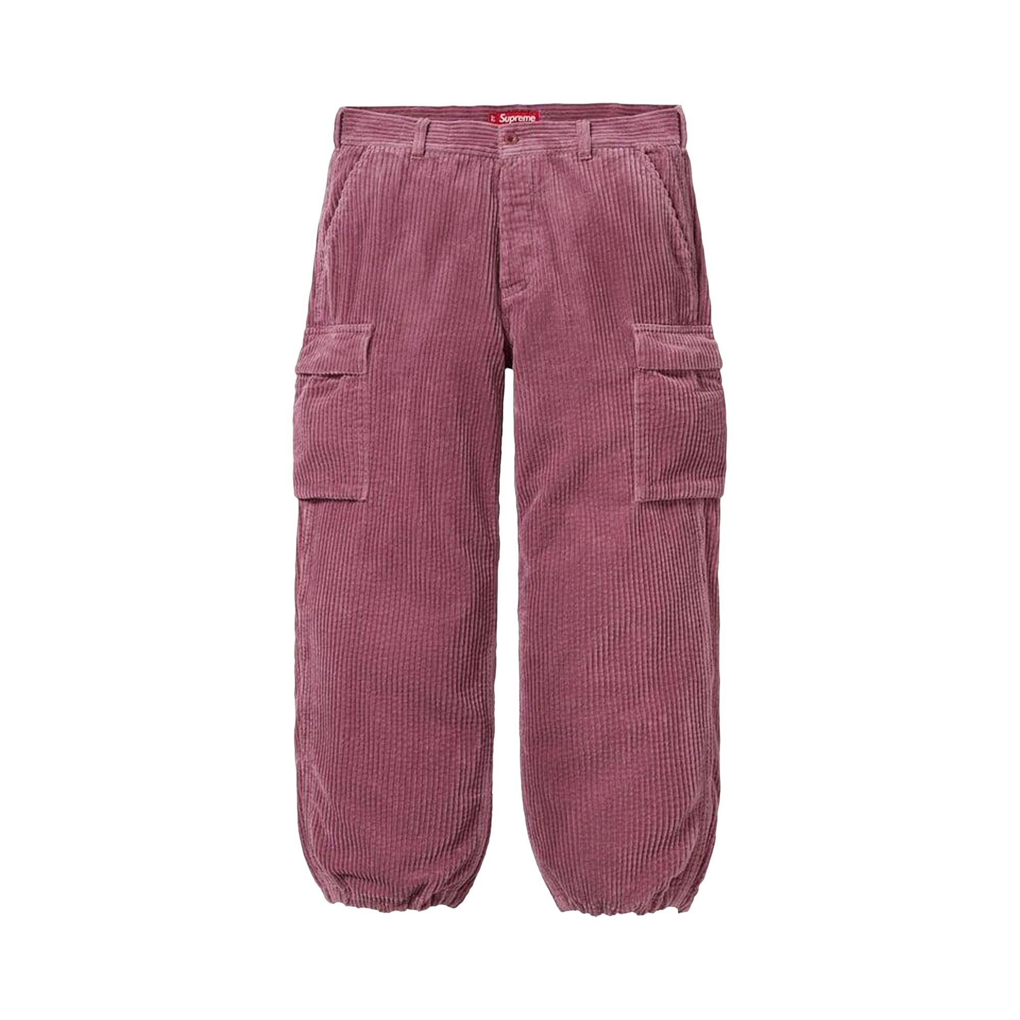 Pre-owned Supreme Wide Wale Corduroy Cargo Pant 'dusty Pink' | Men's Size 30