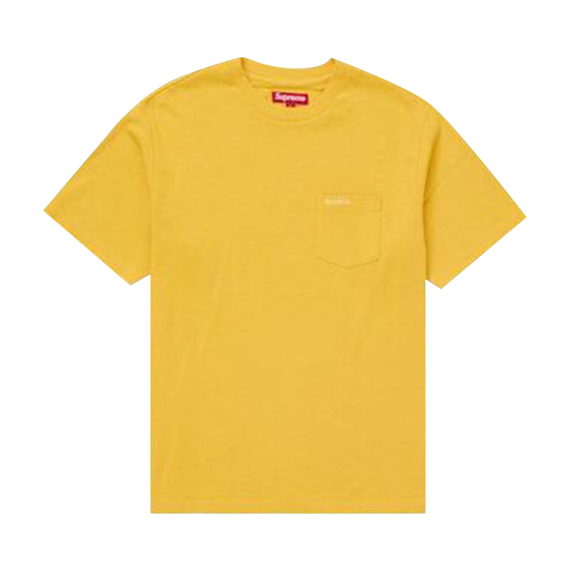 Pre-owned Supreme Short-sleeve Pocket Tee 'gold' | Men's Size M
