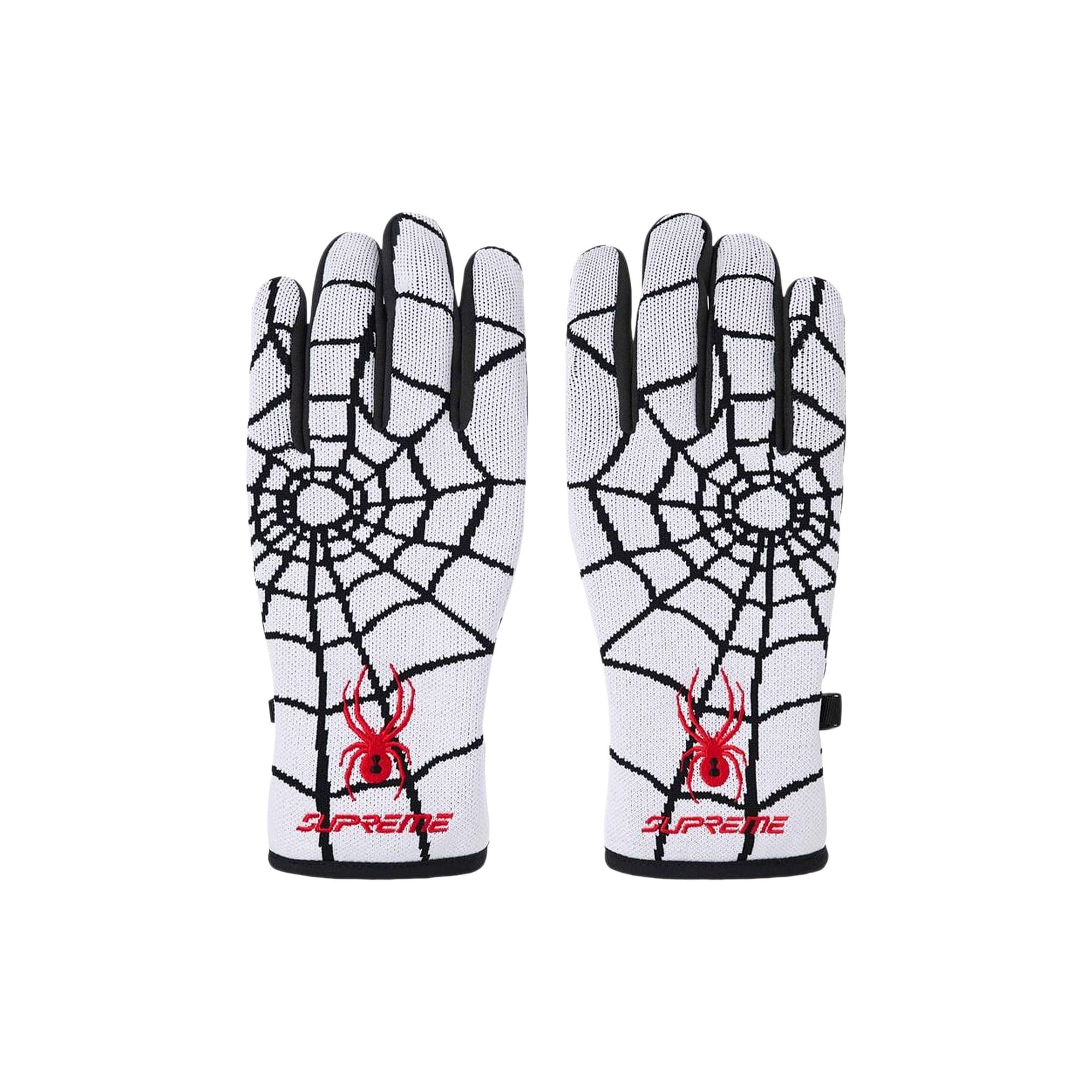 Pre-owned Supreme X Spyder Gloves 'white' | Men's Size Xl