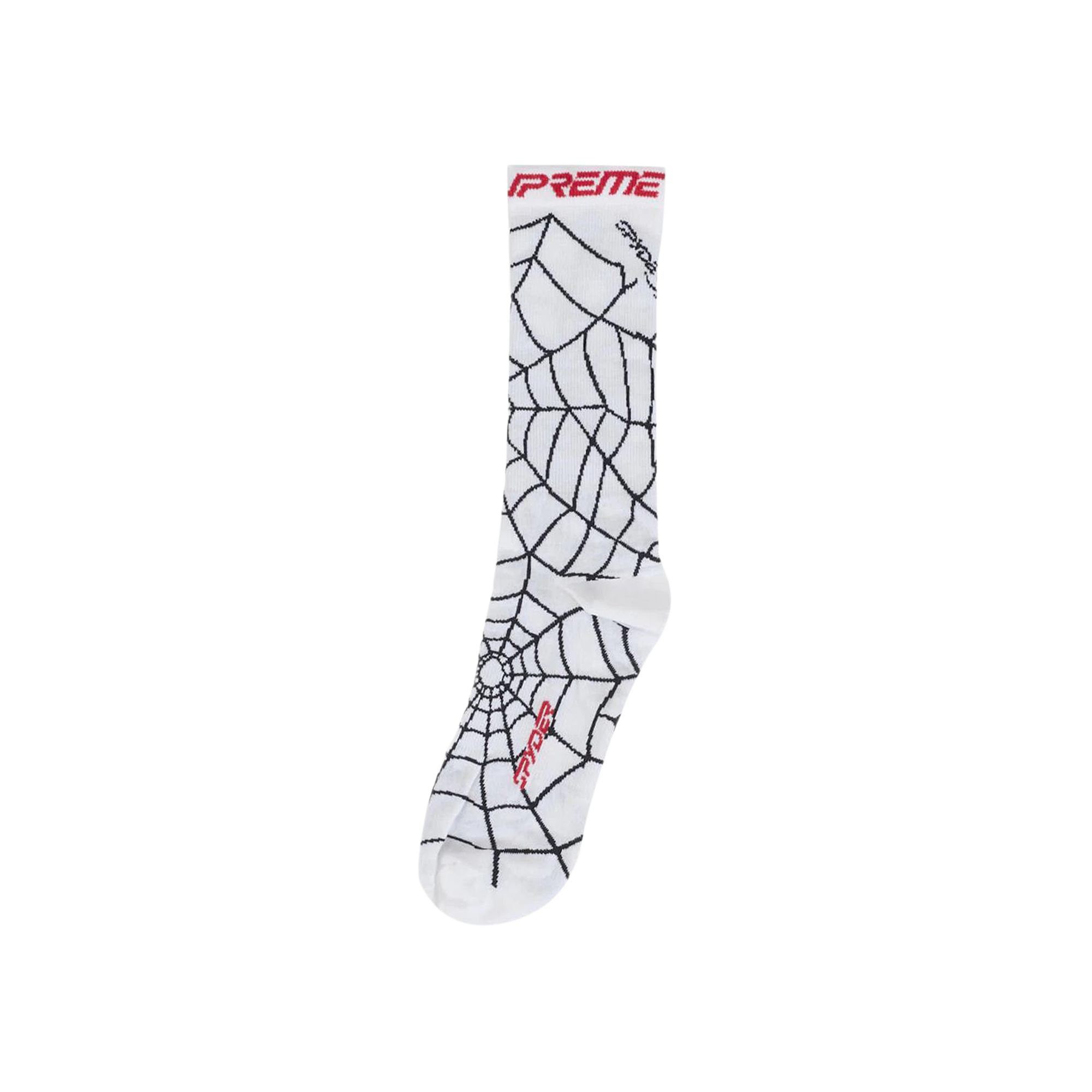 Pre-owned Supreme X Spyder Crew Socks (1 Pack) 'white' | Men's Size L/xl
