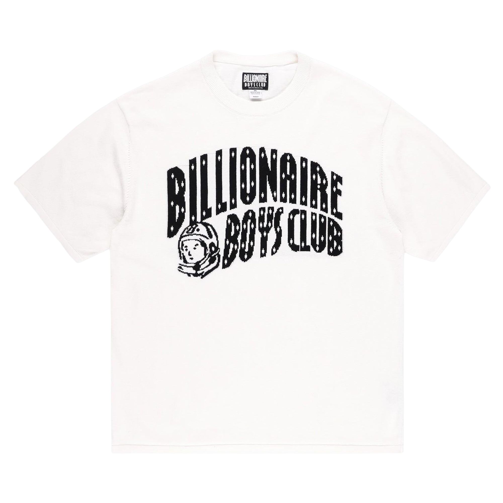 BILLIONAIRE BOYS CLUB Pre-owned Curved Short-sleeve Sweater 'white' | Men's Size S