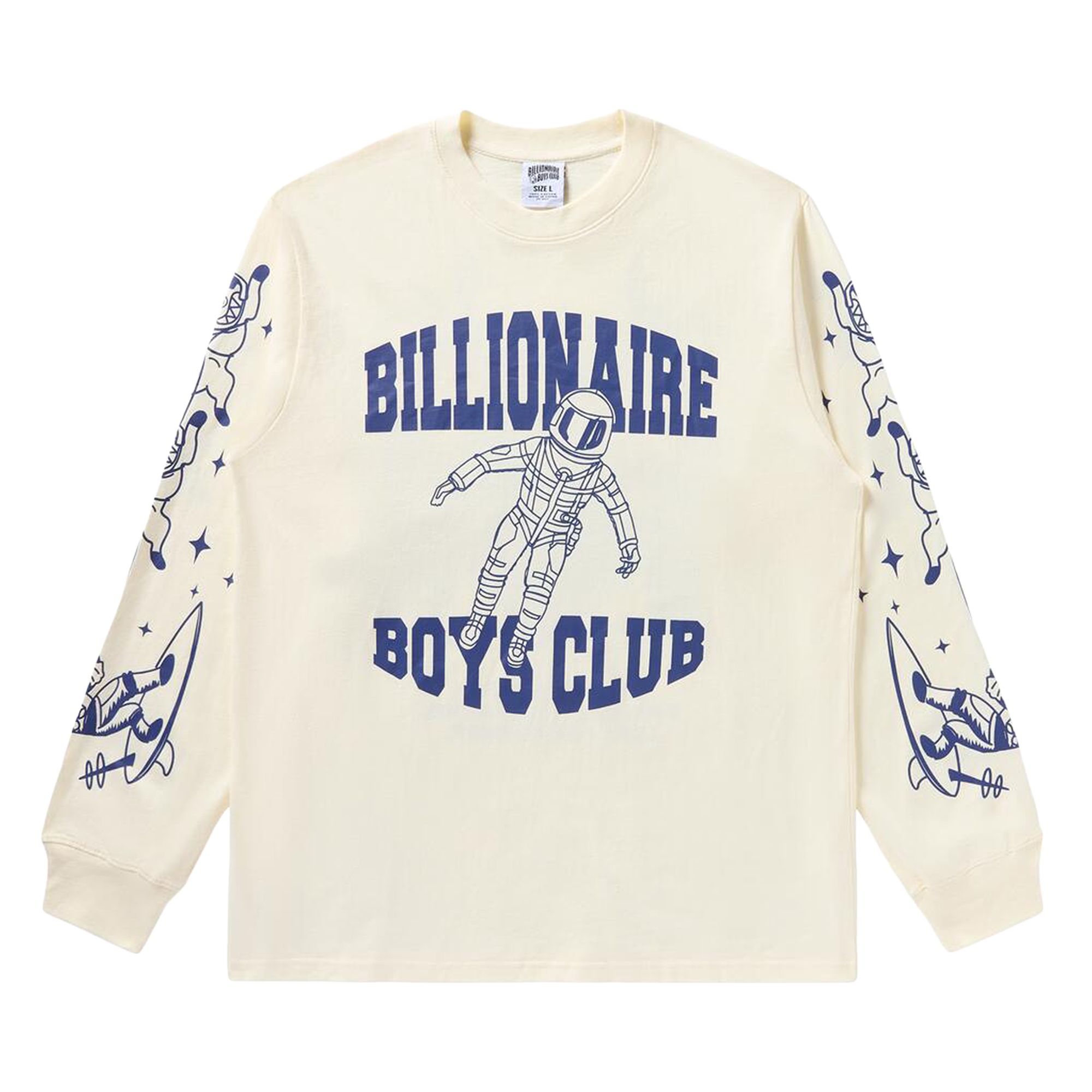 Pre-owned Billionaire Boys Club Gravity Long-sleeve 'winter White' | Men's Size Xxl
