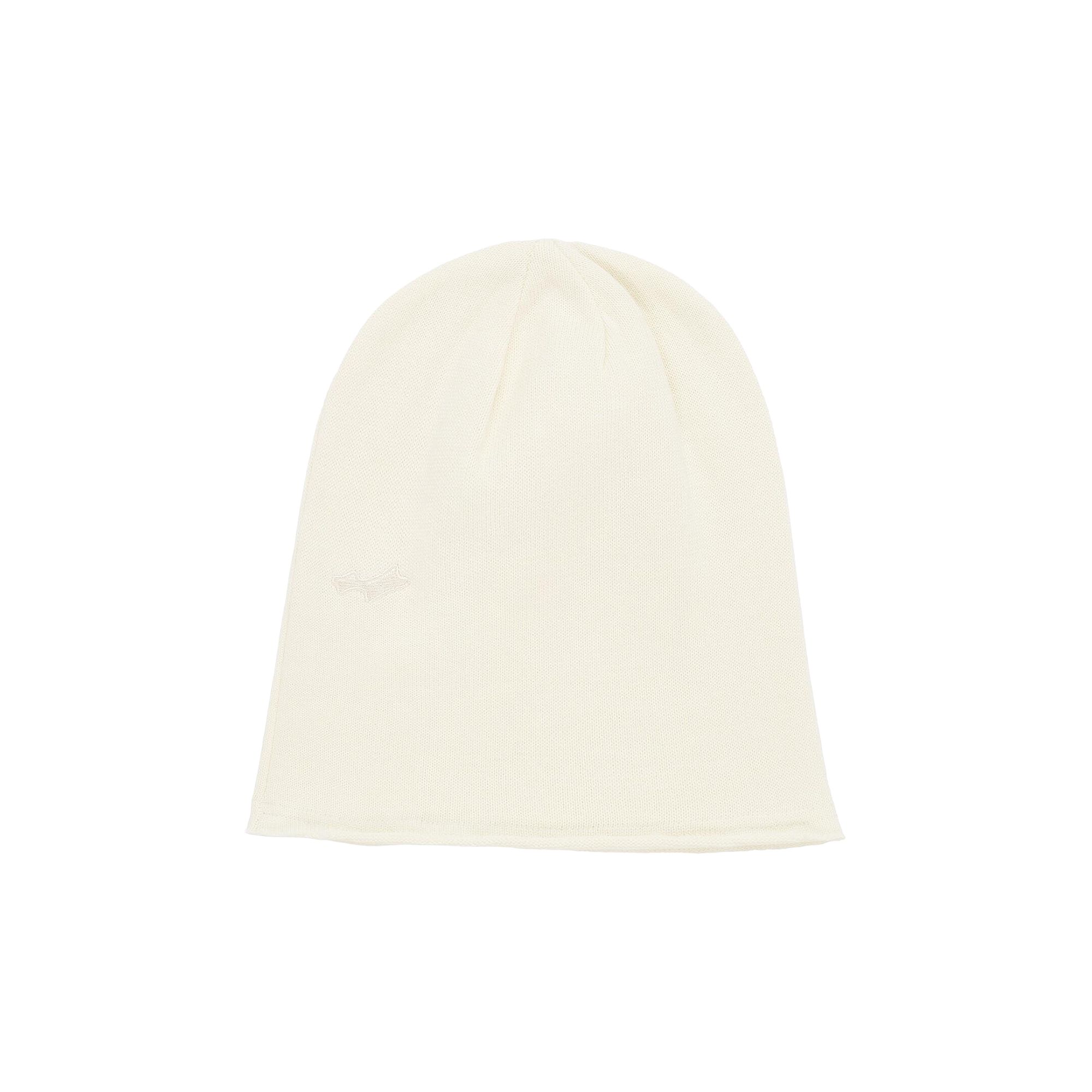 Pre-owned Skylrk Knit Beanie 'angel' | Cream | Men's Size Onesize In White