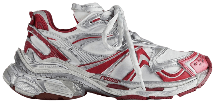 Balenciaga Runner 20 White Grey Red