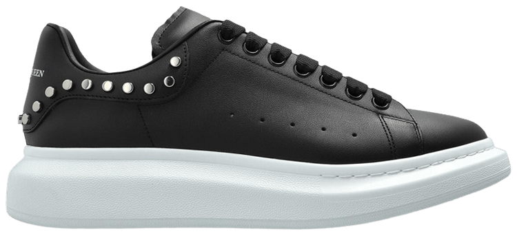 Alexander McQueen Oversized Sneaker Black White Studs