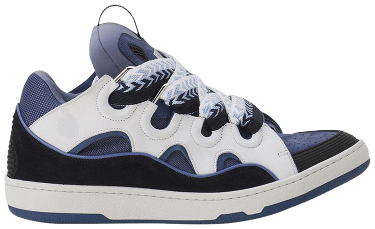 Lanvin Curb Sneakers Black Navy Blue