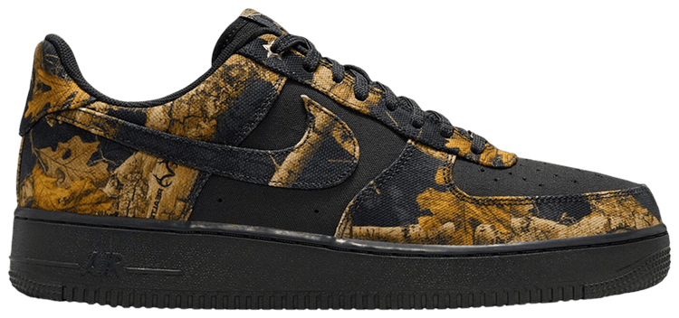 Realtree x Nike Air Force 1 Low Black Camo
