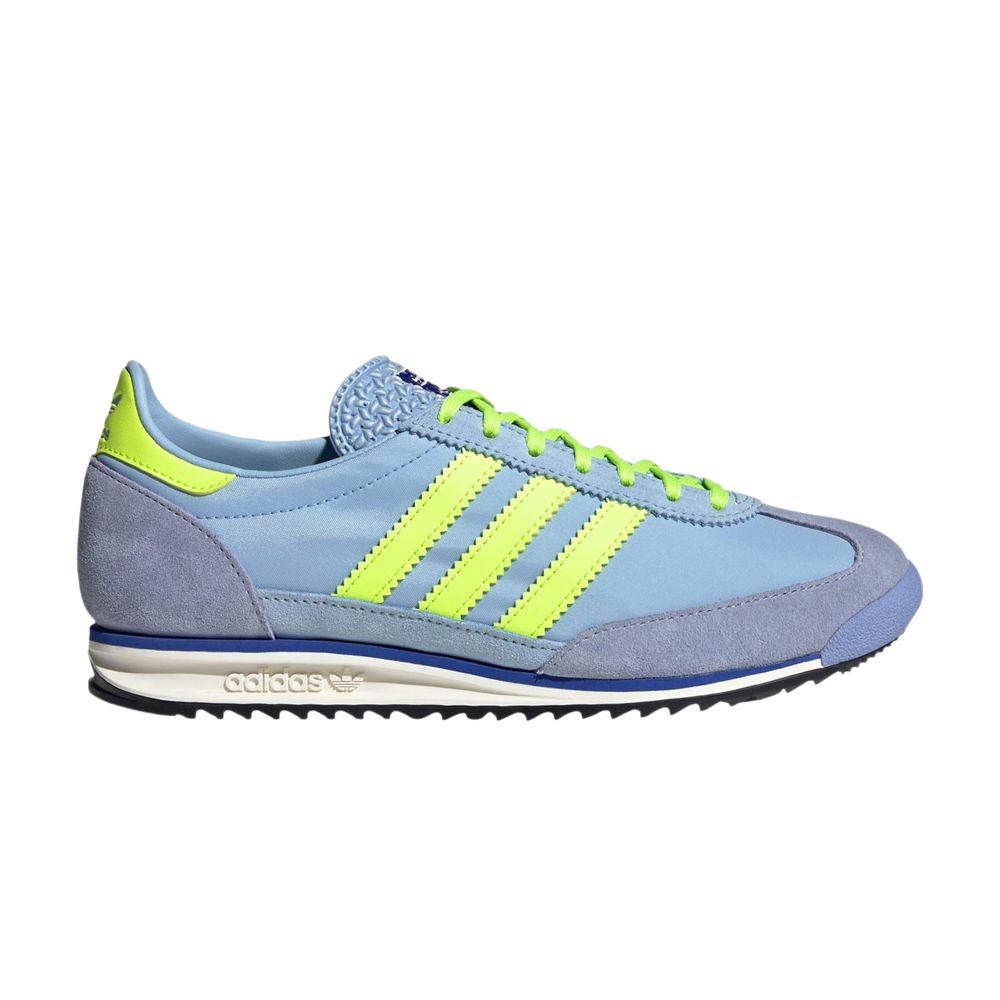 Pre-owned Adidas Originals Adidas Wmns Sl72 'clear Sky Signal Green' | Black | Women's Size 4.5