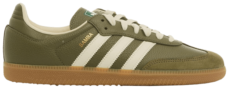 adidas Samba OG Medium Raw Khaki Gum