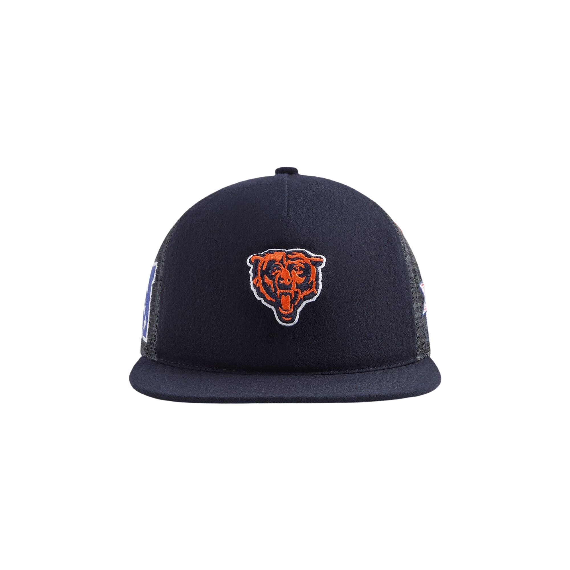 Pre-owned Kith X '47 For The Nfl Chicago Bears Wool Hitch Trucker Hat 'nocturnal' | Black | Men's Size Onesize