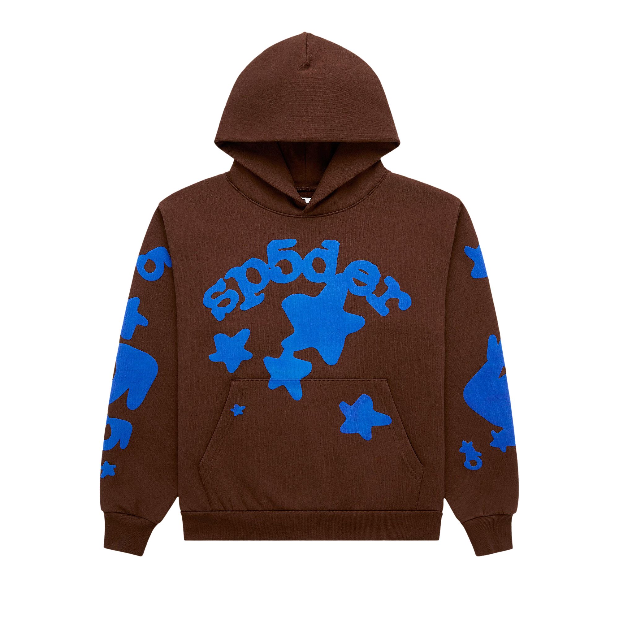Pre-owned Sp5der Beluga Hoodie 'brown' | Men's Size M