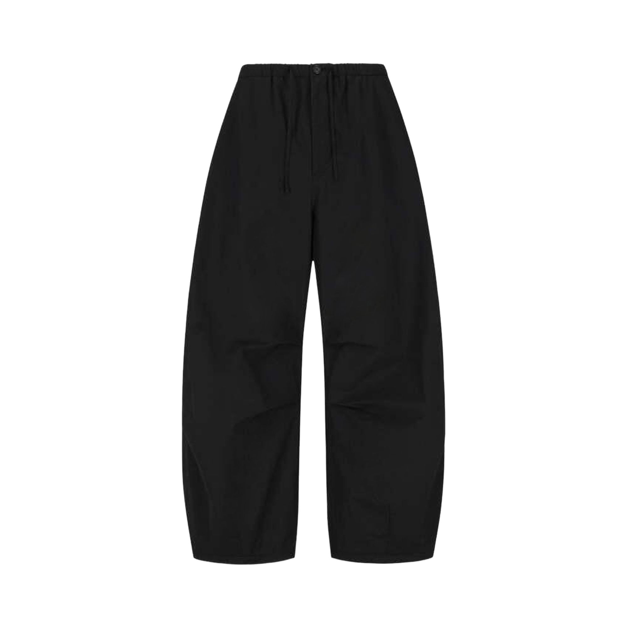 AMOMENTO Pre-owned Drawstring Wide Fatigue Pants 'black' | Men's Size L