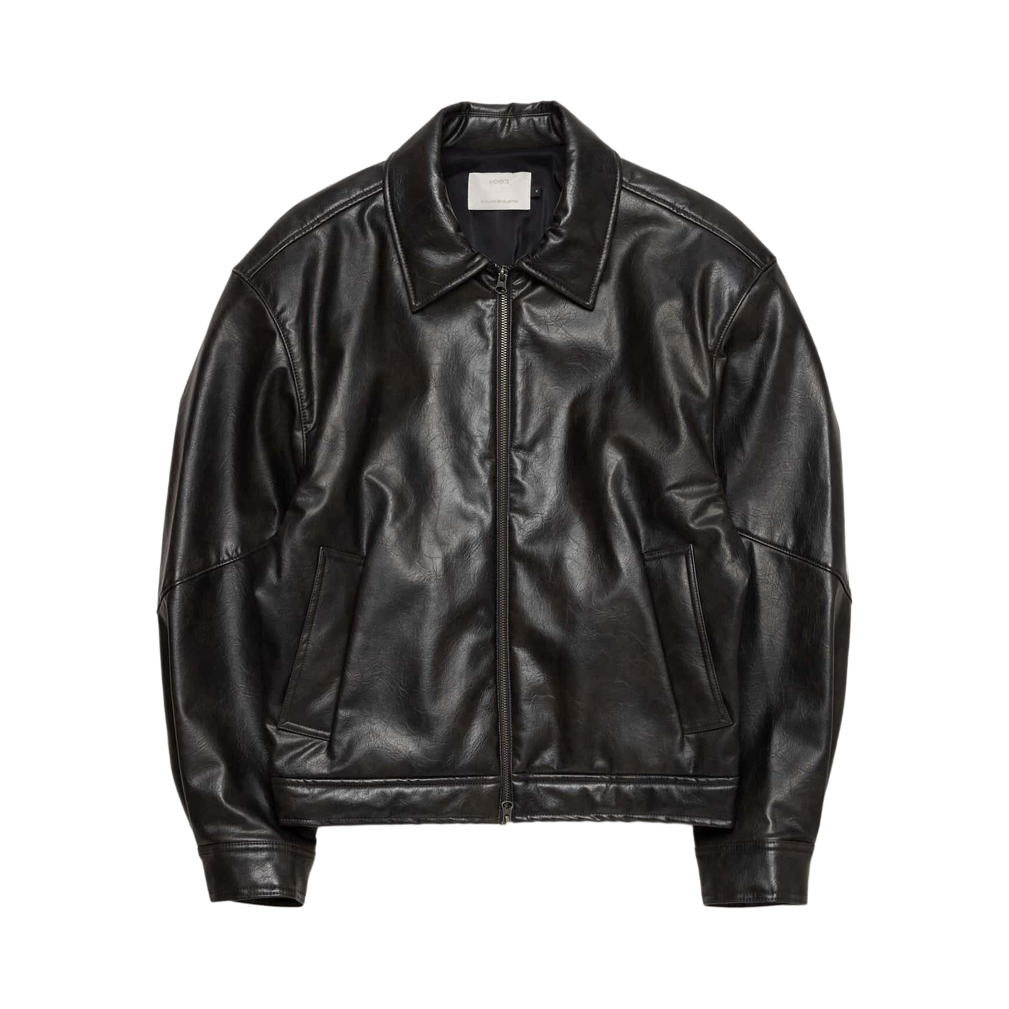 Pre-owned Amomento Vegan Leather Blouson 'black' | Men's Size M
