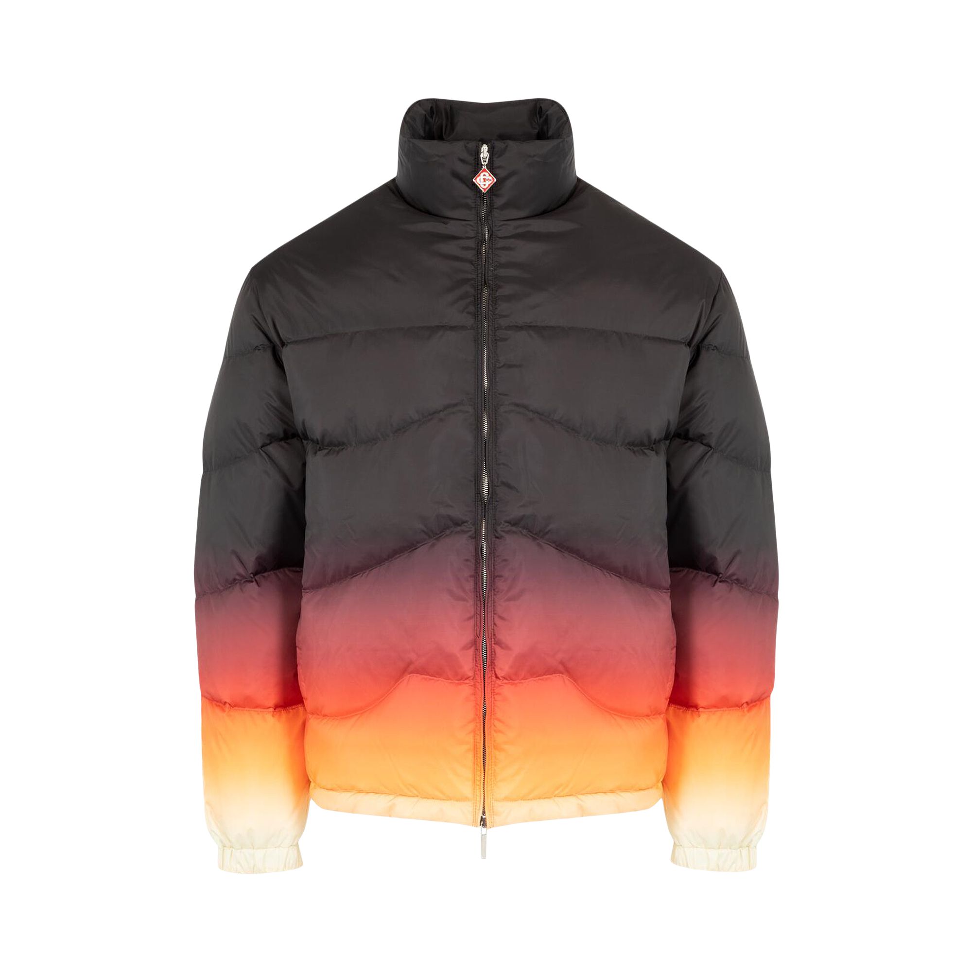 Pre-owned Casablanca Quilted Puffer 'ski Gradient' | Black | Men's Size L